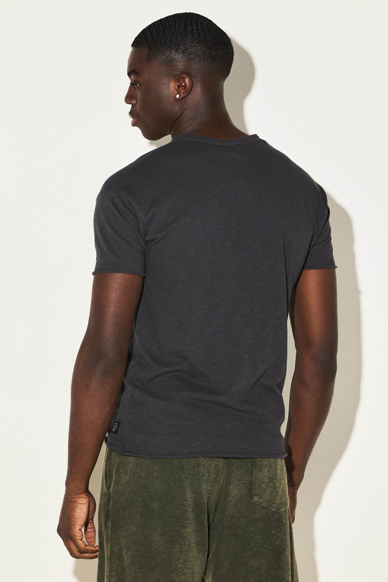 SLUB JERSEY RELAXED SLEEVES TEE