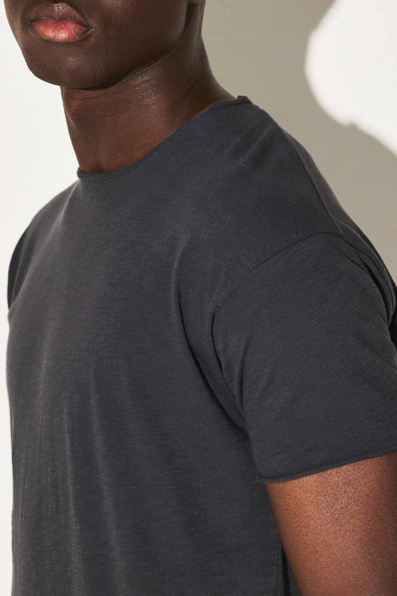 SLUB JERSEY RELAXED SLEEVES TEE