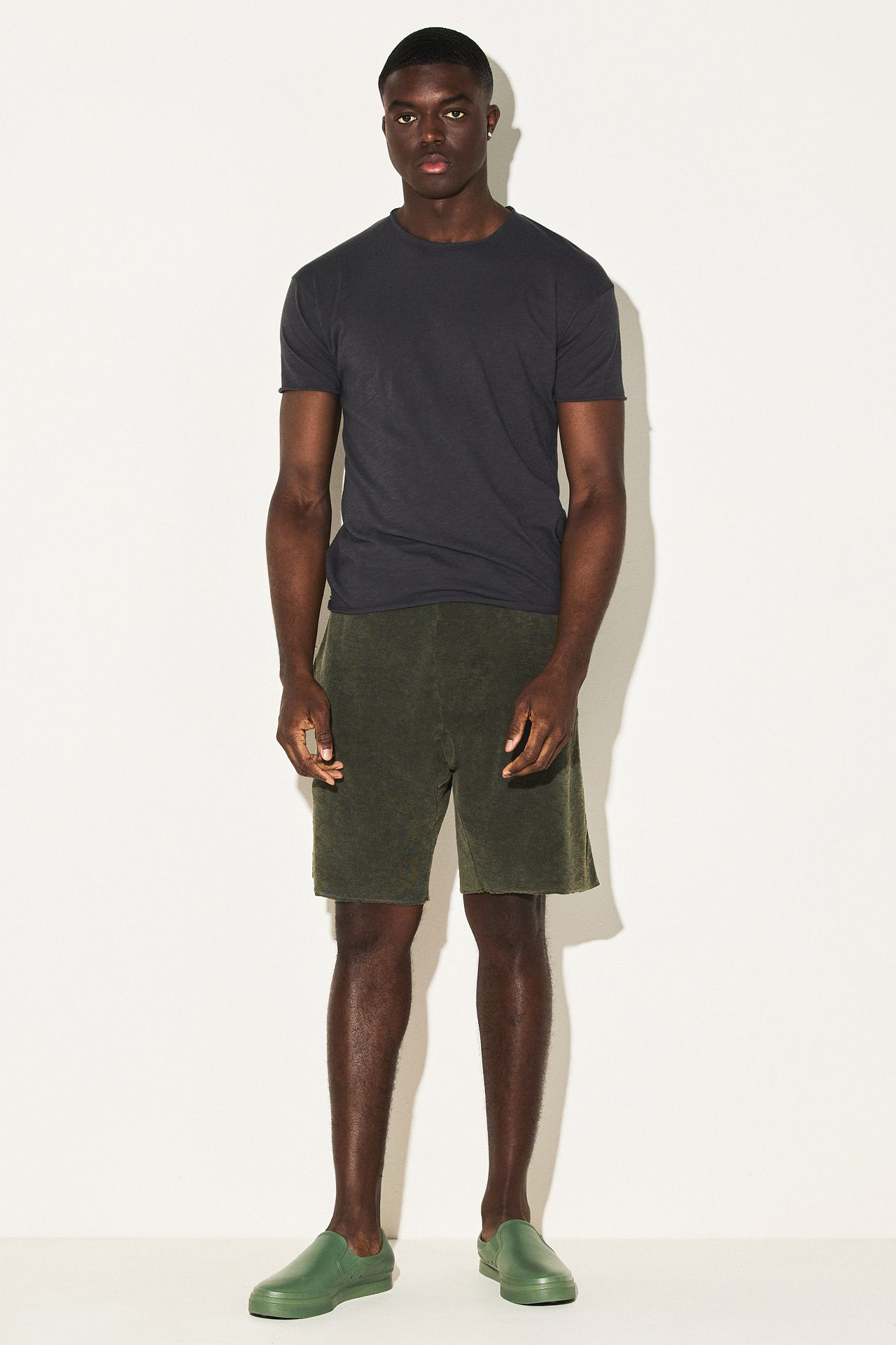 SLUB JERSEY RELAXED SLEEVES TEE