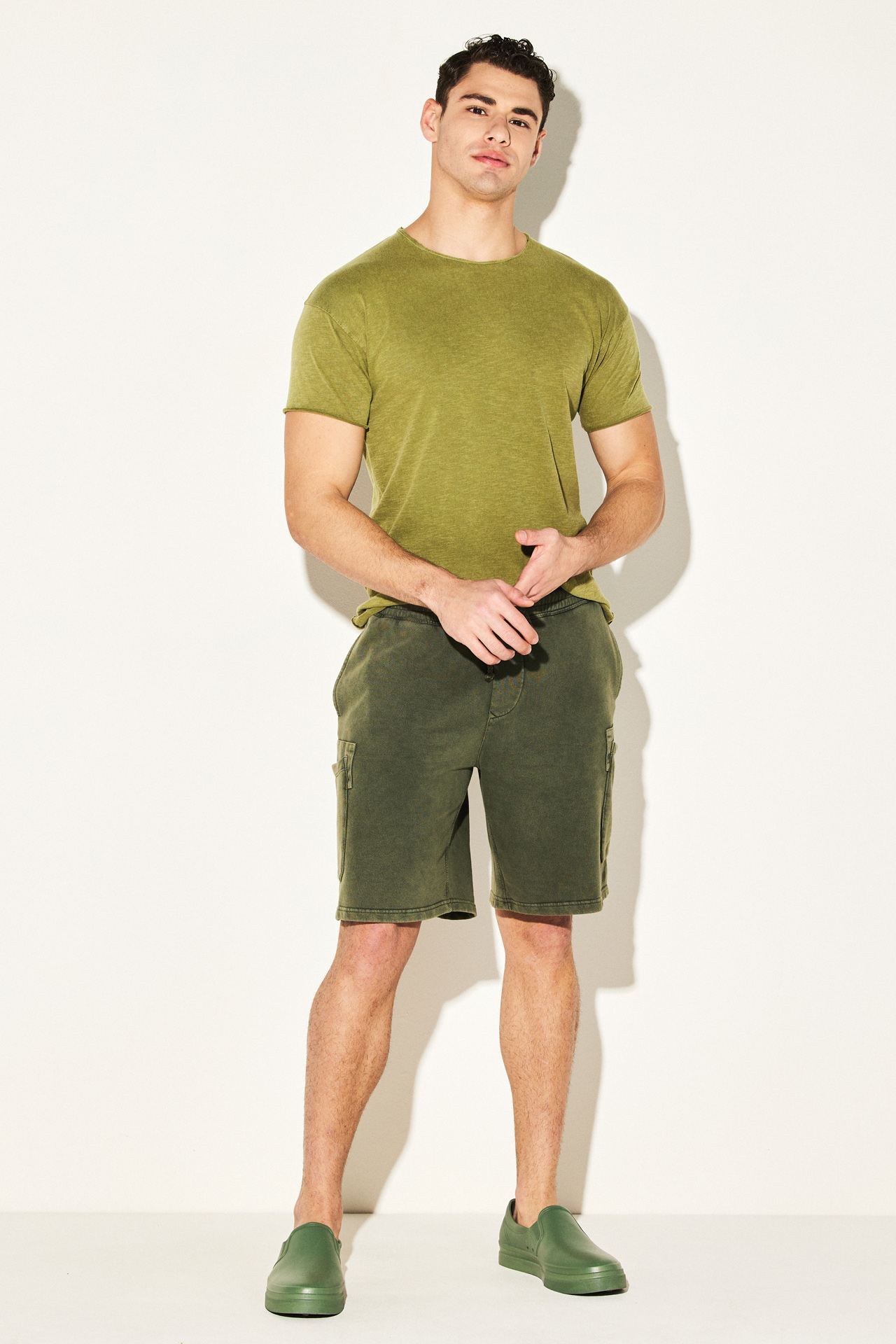 SLUB JERSEY RELAXED SLEEVES TEE