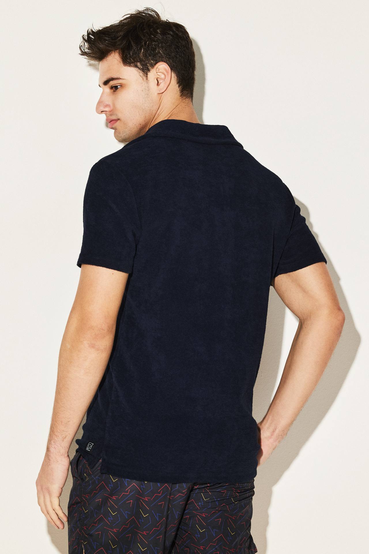 Mens terry online cloth polo shirt