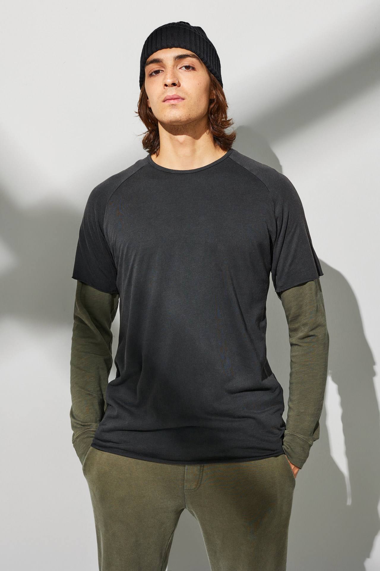 ORGANIC MODAL ACID RAGLAN TEE