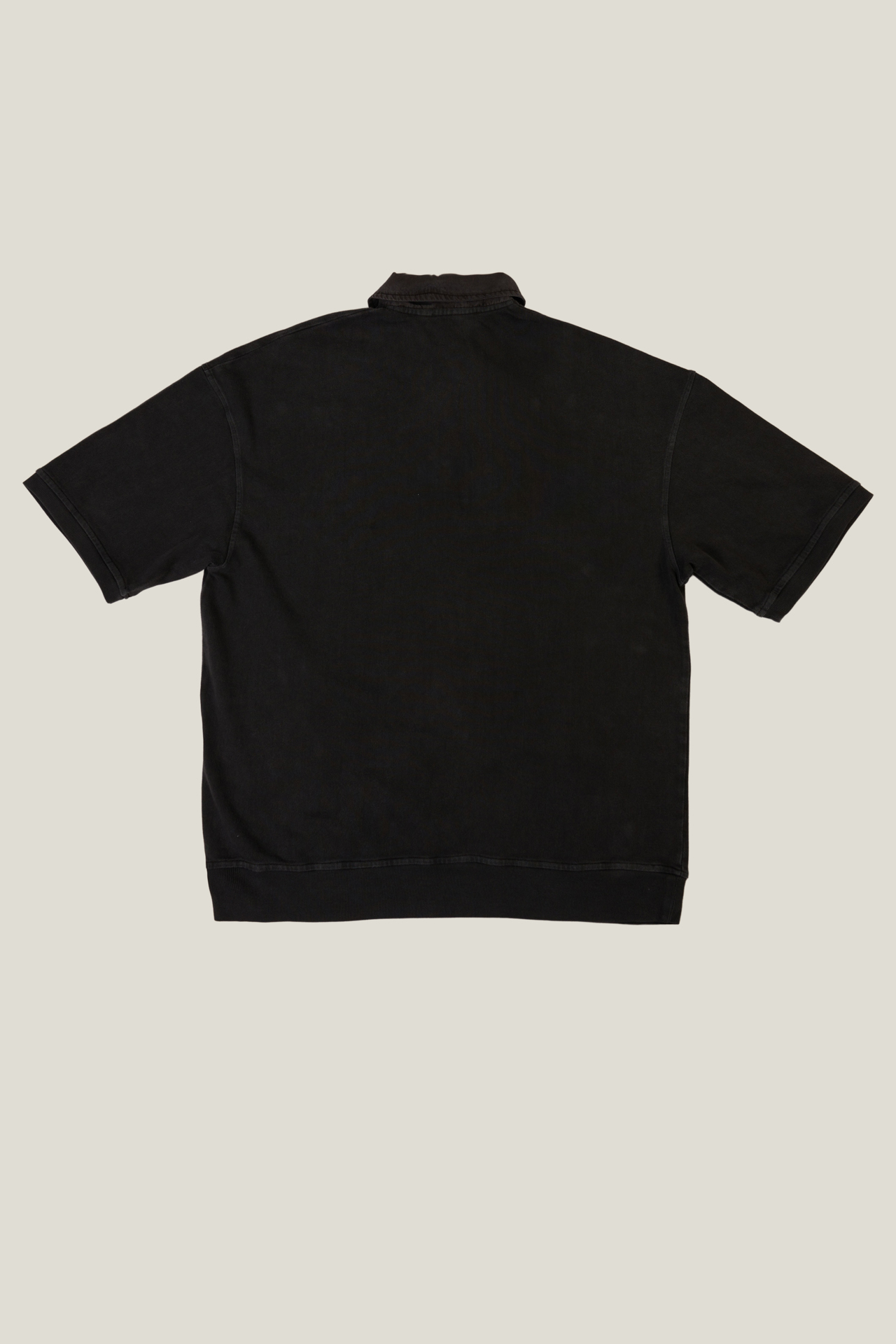 Contrast Detail Relaxed Fit Polo Tee
