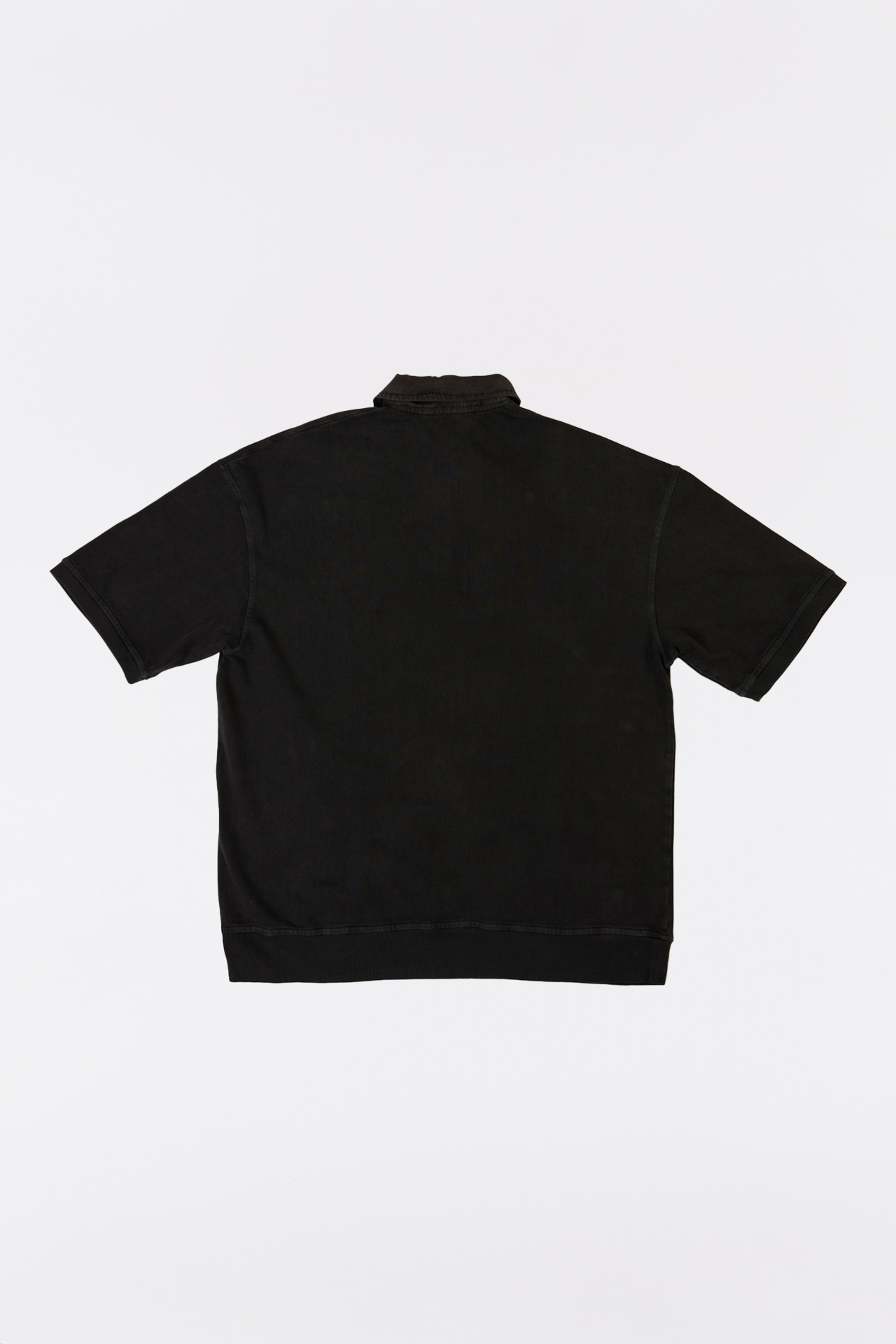 Contrast Detail Relaxed Fit Polo Tee