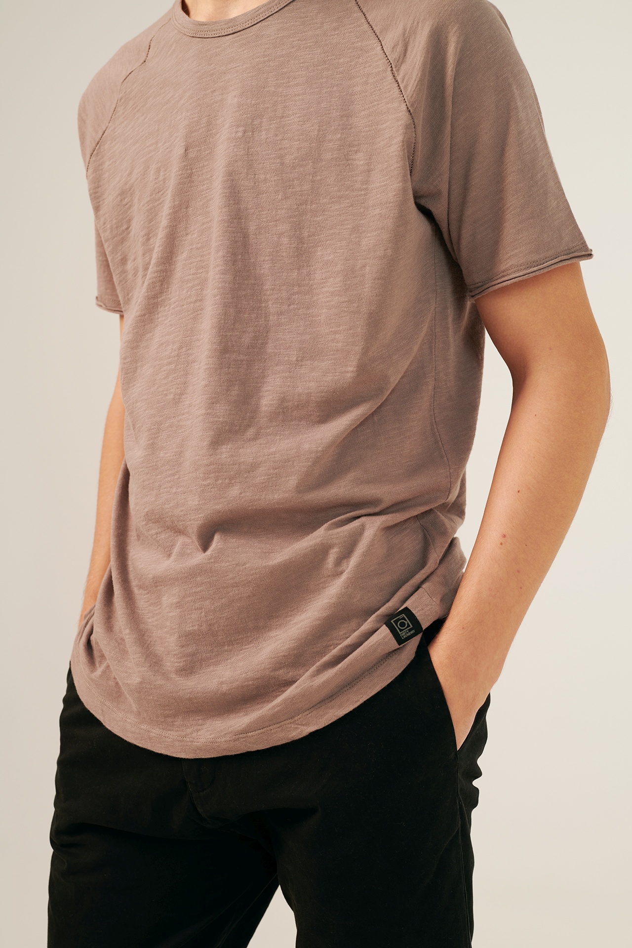 RAGLAN SLUB TEE OPEN STITCHES