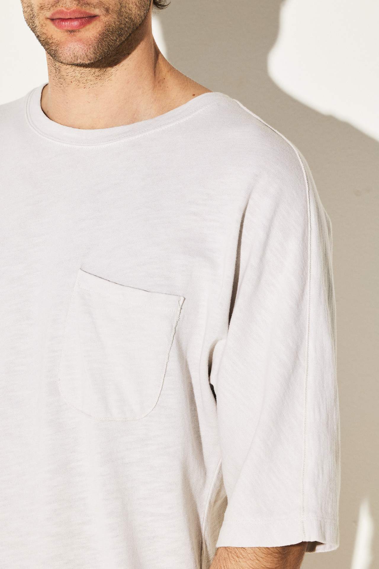 HEAVY SLUB OVERSIZE POCKET TEE