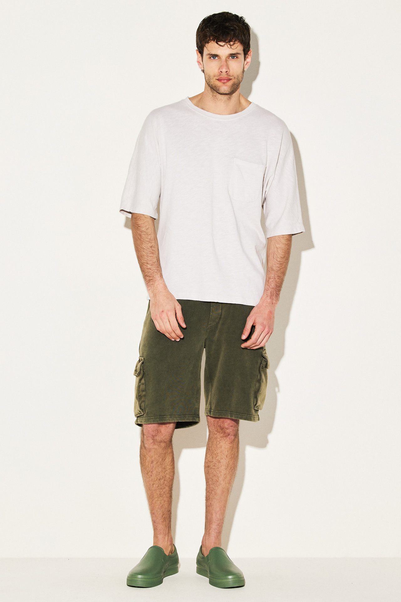 HEAVY SLUB OVERSIZE POCKET TEE