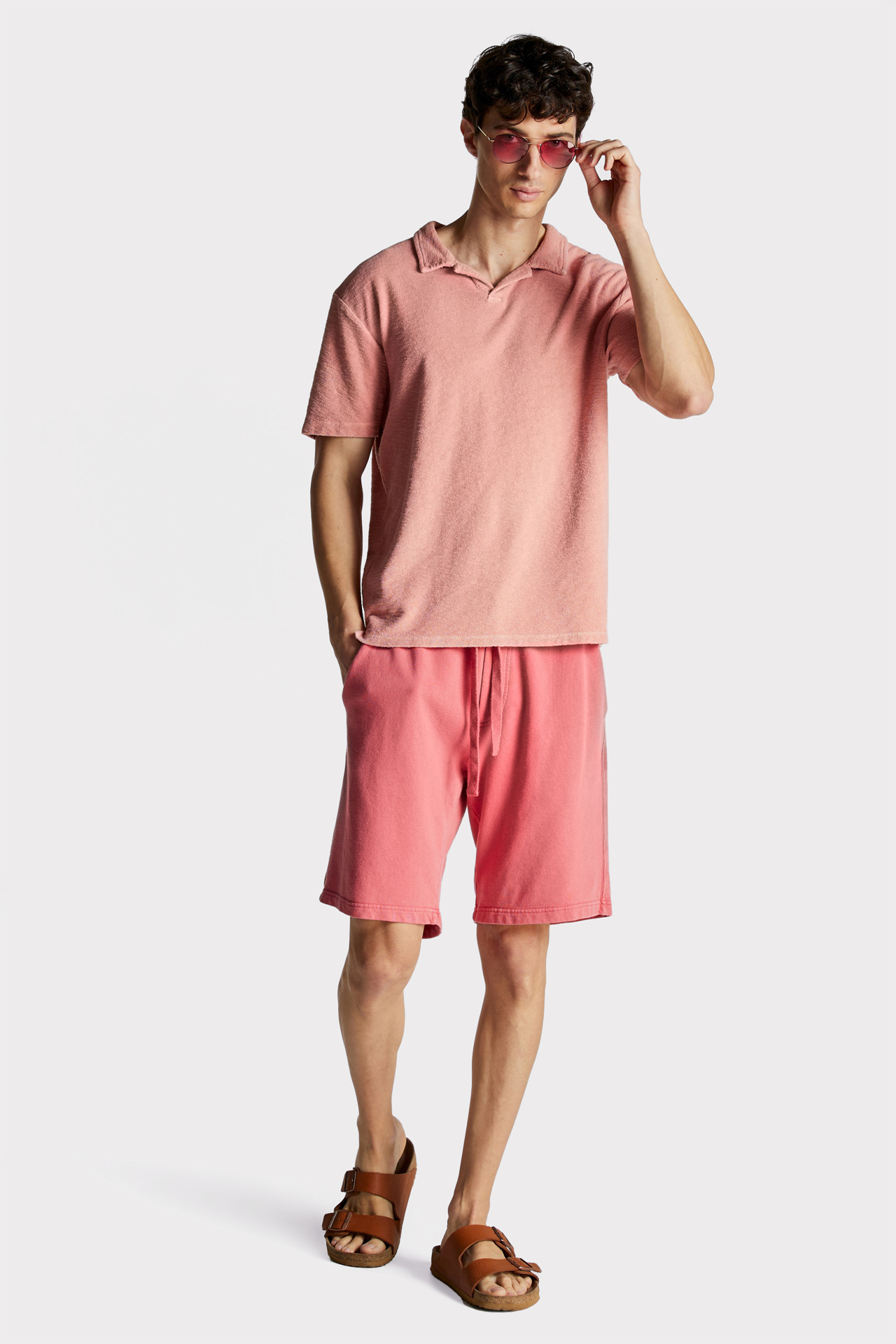 Terry Towel Regular Fit Polo Tee