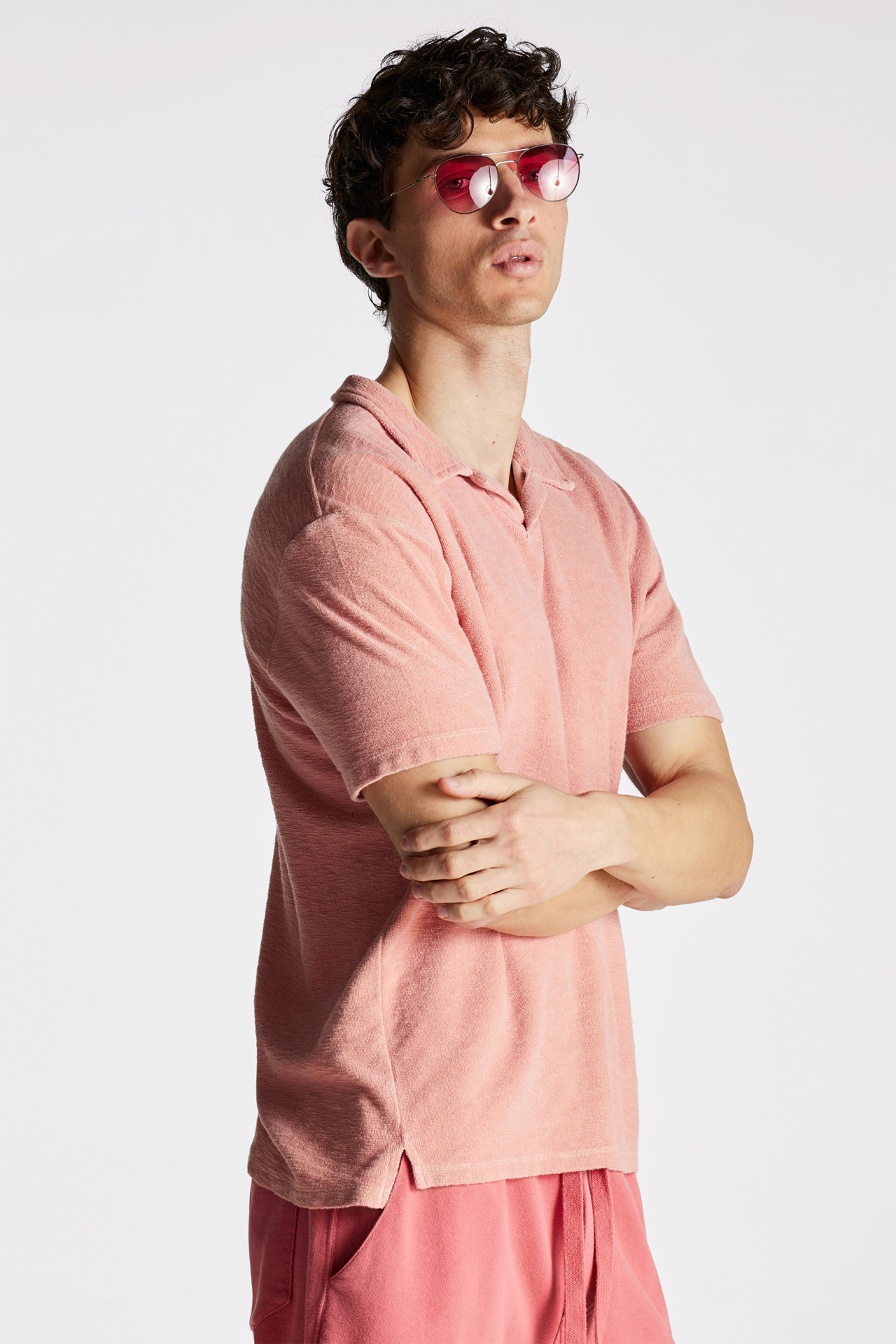 Terry Towel Regular Fit Polo Tee