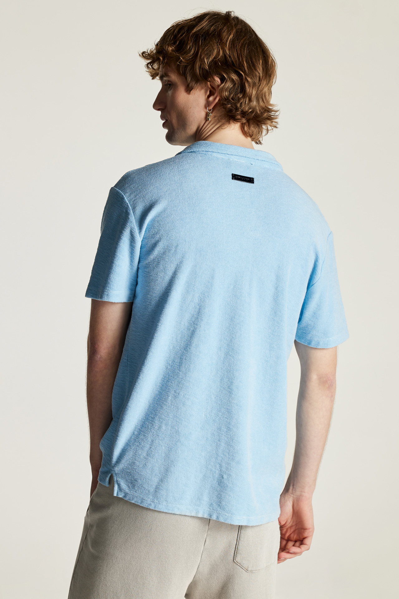 Terry Towel Regular Fit Polo Tee