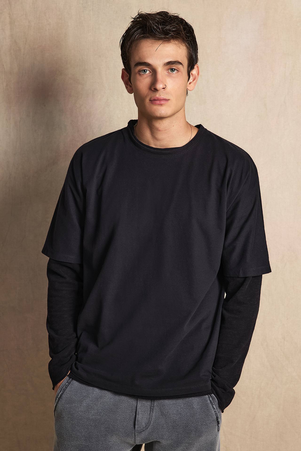 CARBON OVERSIZED TEE