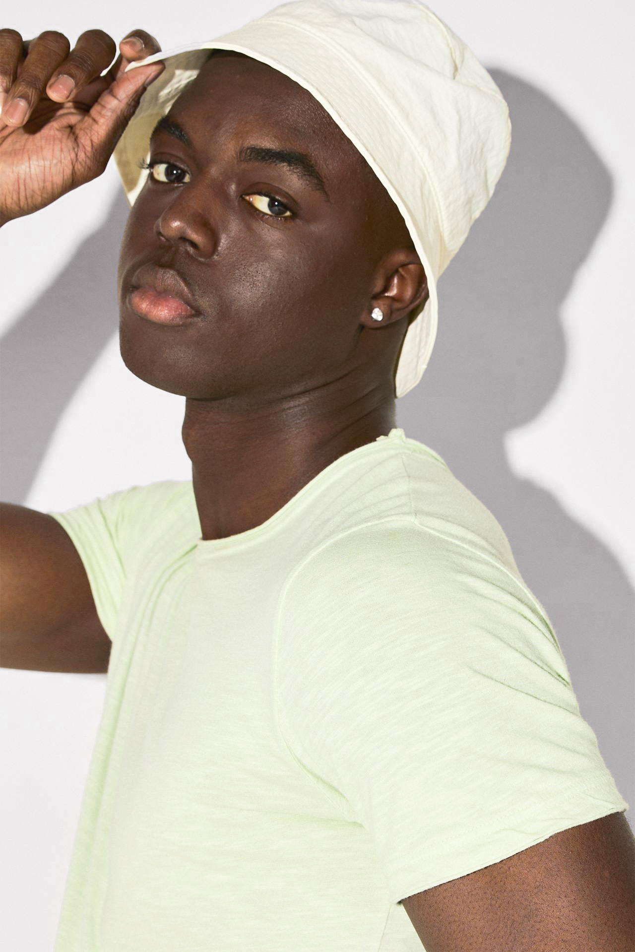 STEPPED HEM SLUB TEE