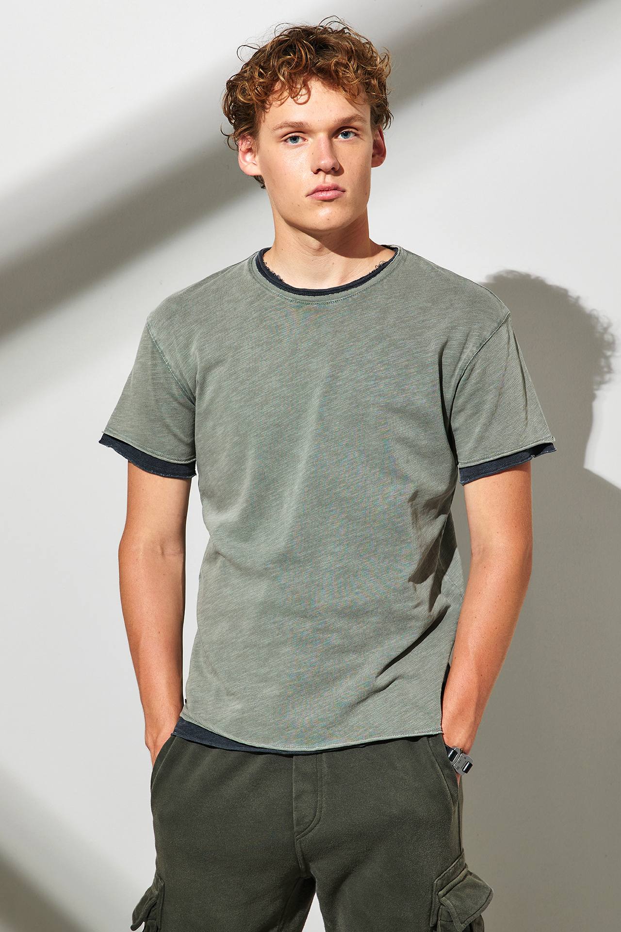 ACID HEAVY SLUB DROP SHOULDER TEE