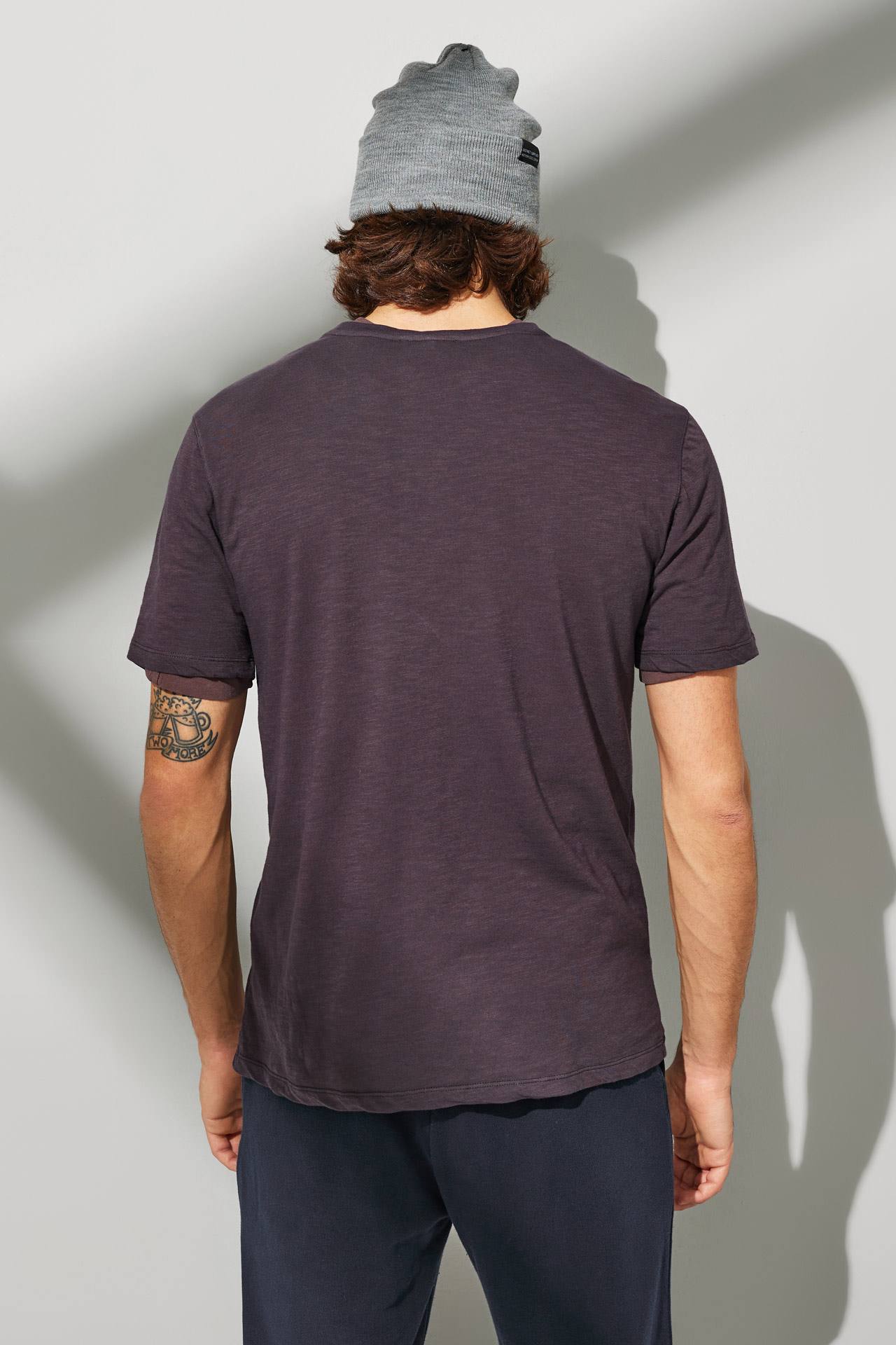 SLUB EDGING SHOULDER TEE