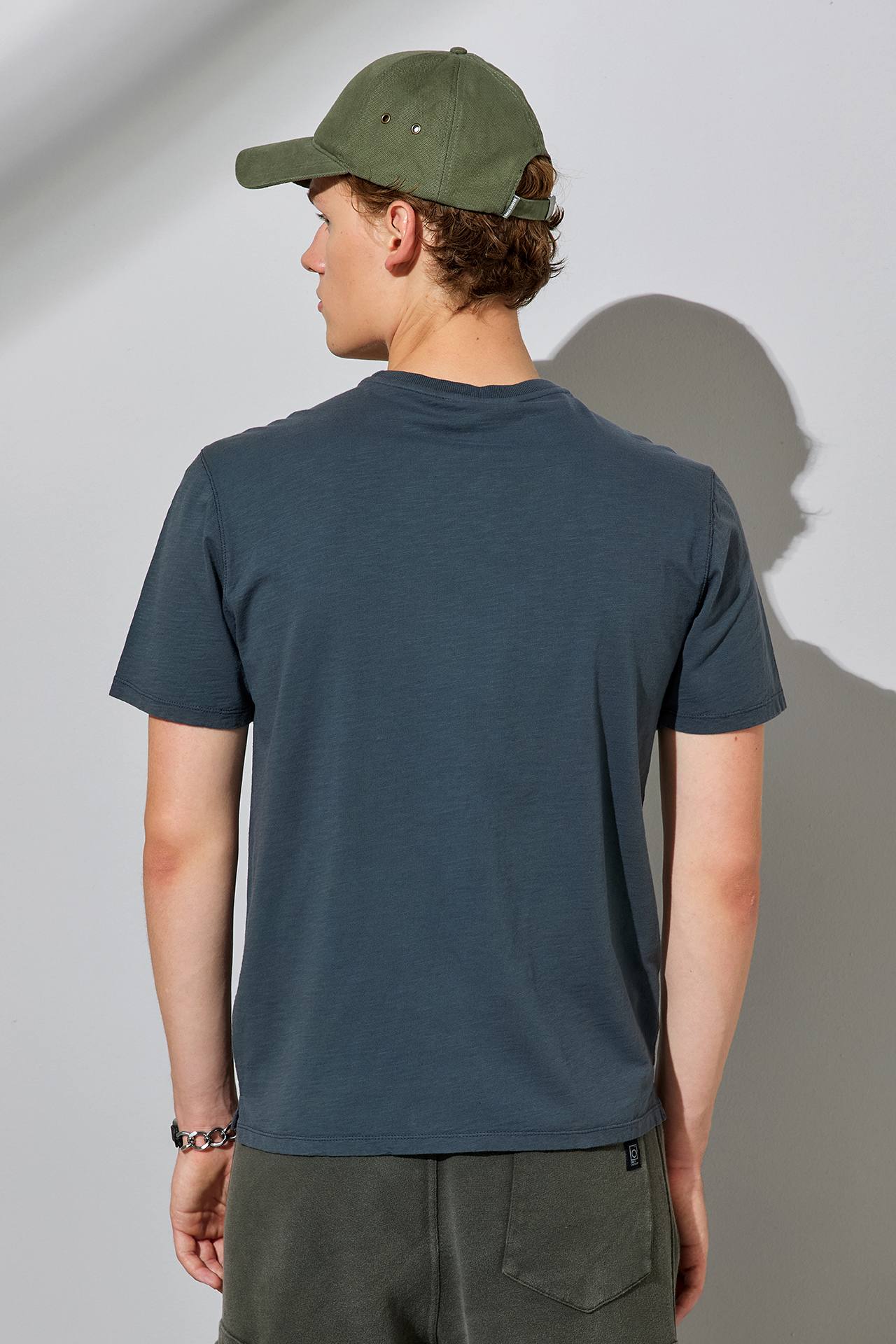 SLUB EDGING SHOULDER TEE