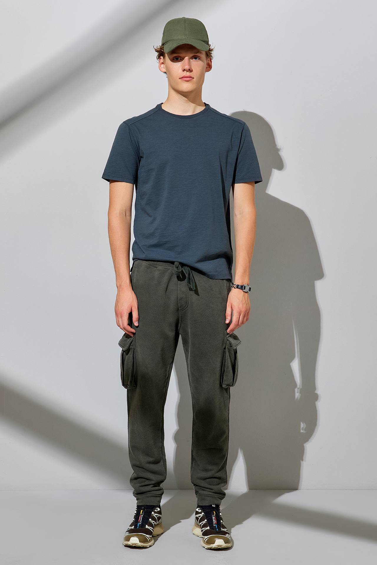 SLUB EDGING SHOULDER TEE