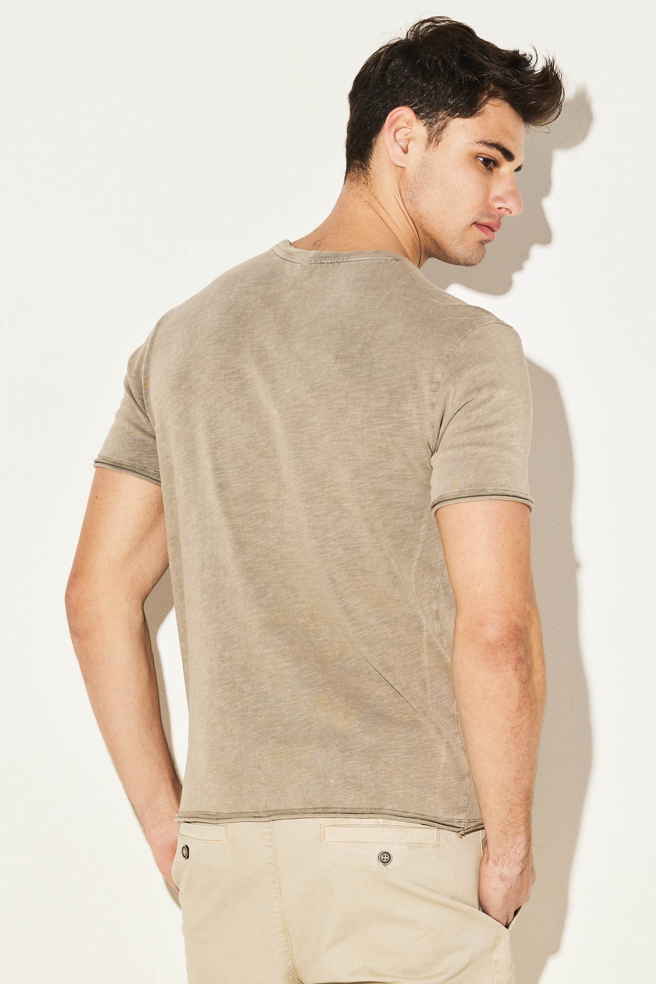 HEAVY SLUB RAW SEAMS TEE
