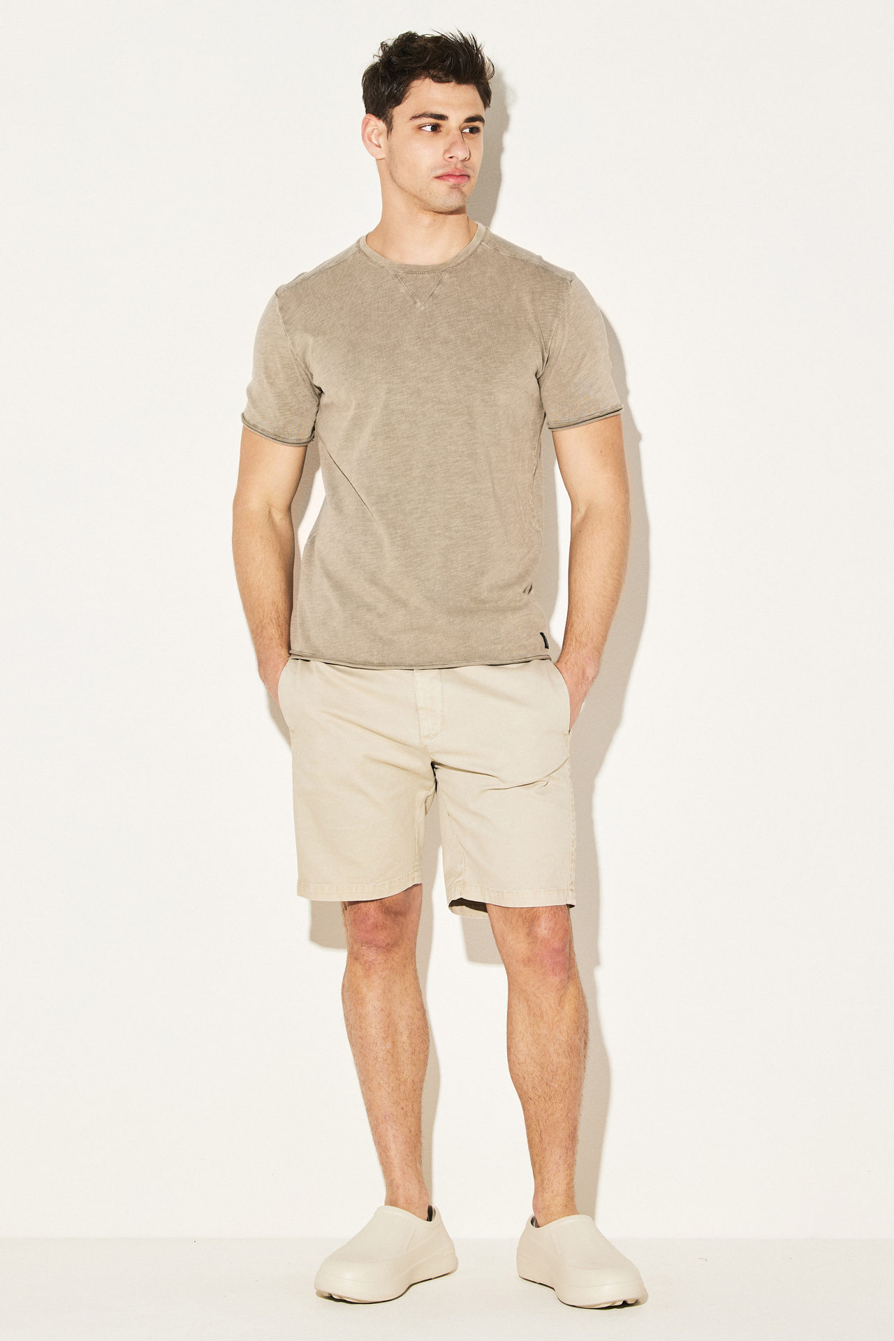 HEAVY SLUB RAW SEAMS TEE