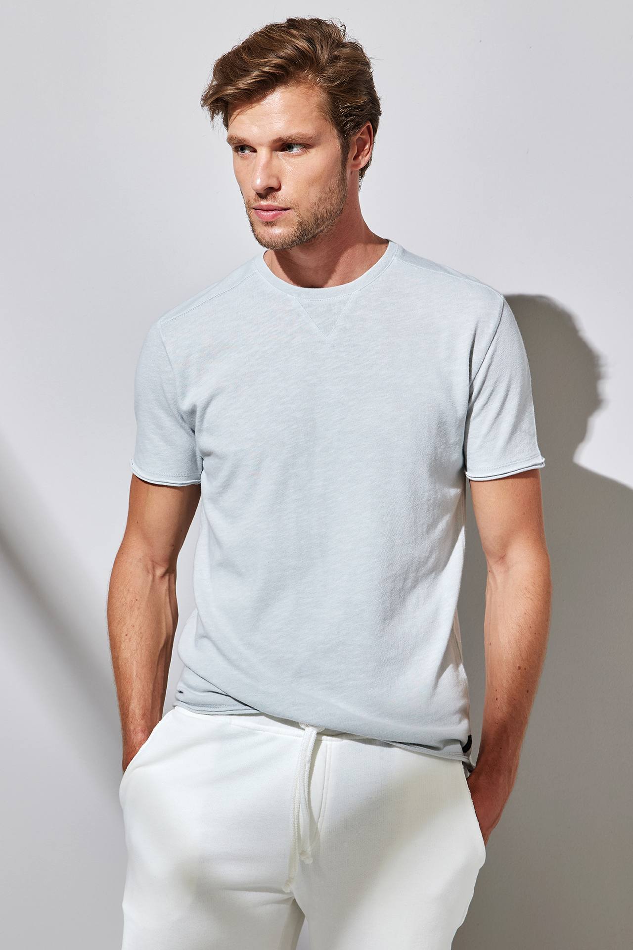 HEAVY SLUB RAW SEAMS TEE