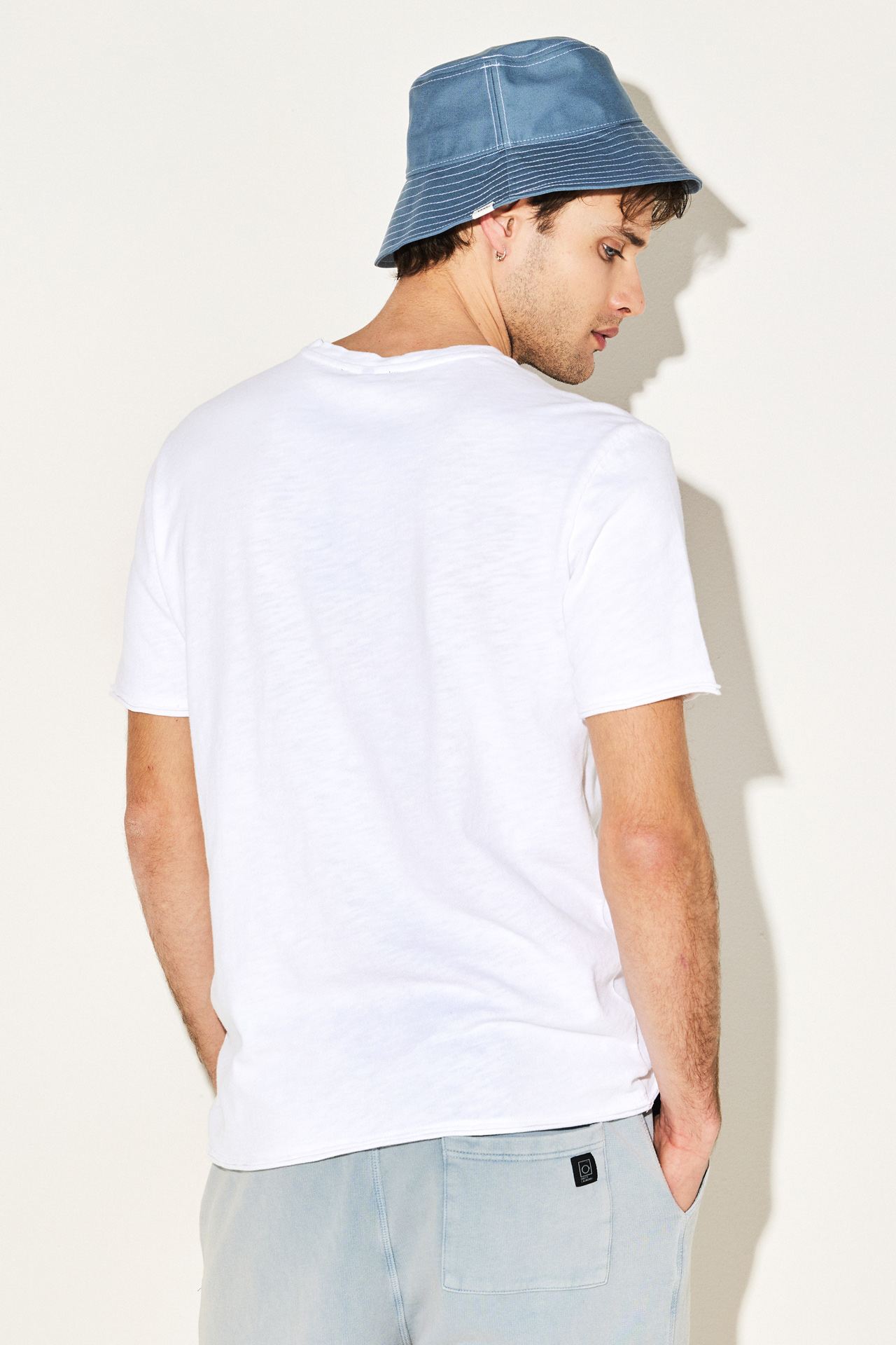 HEAVY SLUB RAW SEAMS TEE