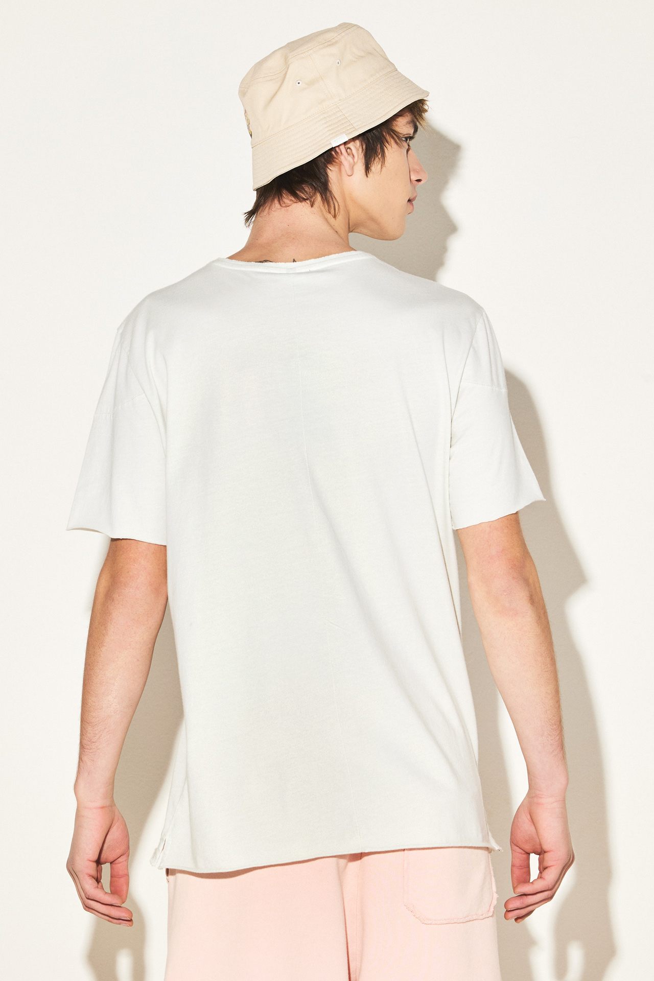 HALF MOON SLEEVE STITCH ACID TEE