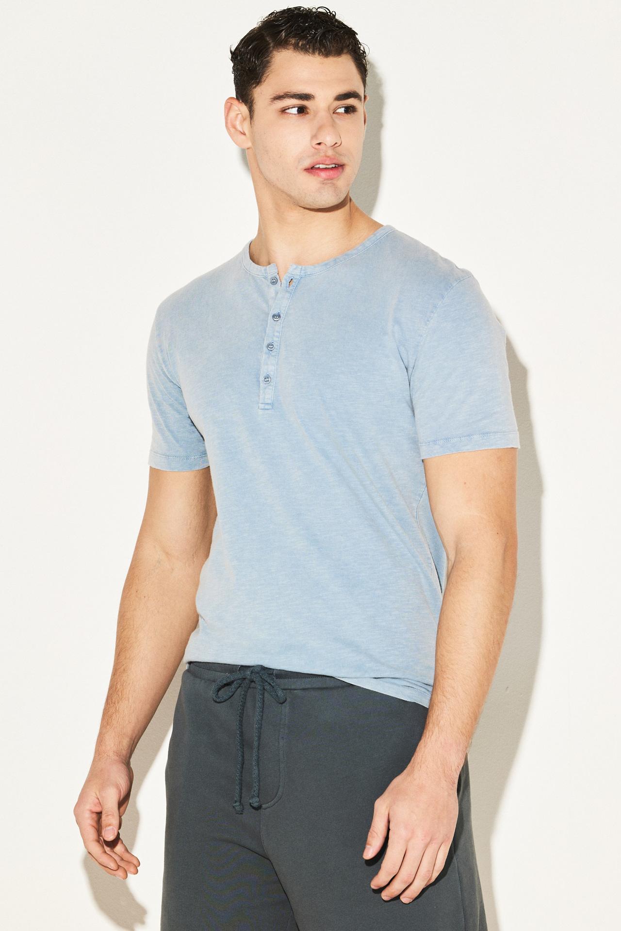 FRONT PLACKET SLUB TEE