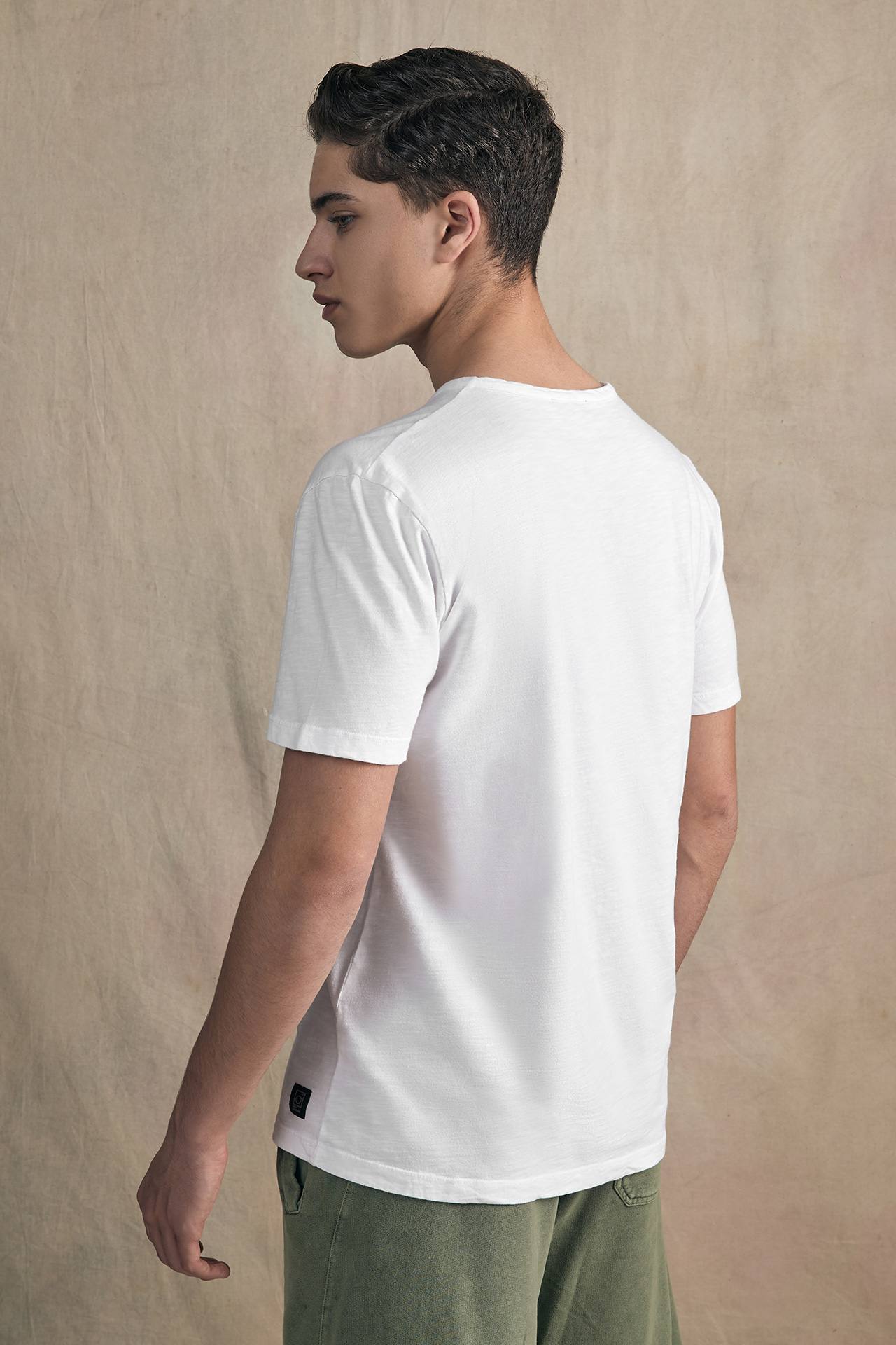 FRONT PLACKET SLUB TEE