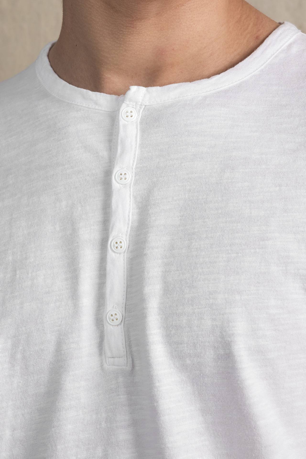 FRONT PLACKET SLUB TEE