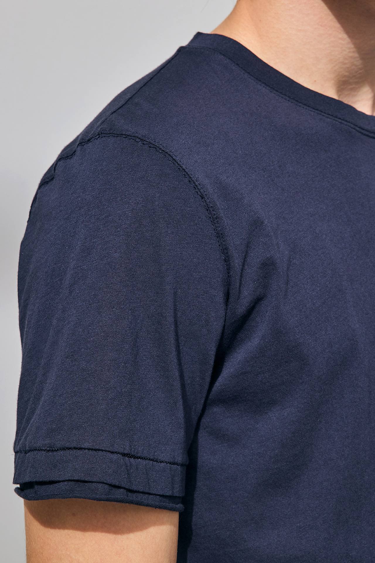 ORGANIC FINE JERSEY DOUBLE HEM TEE