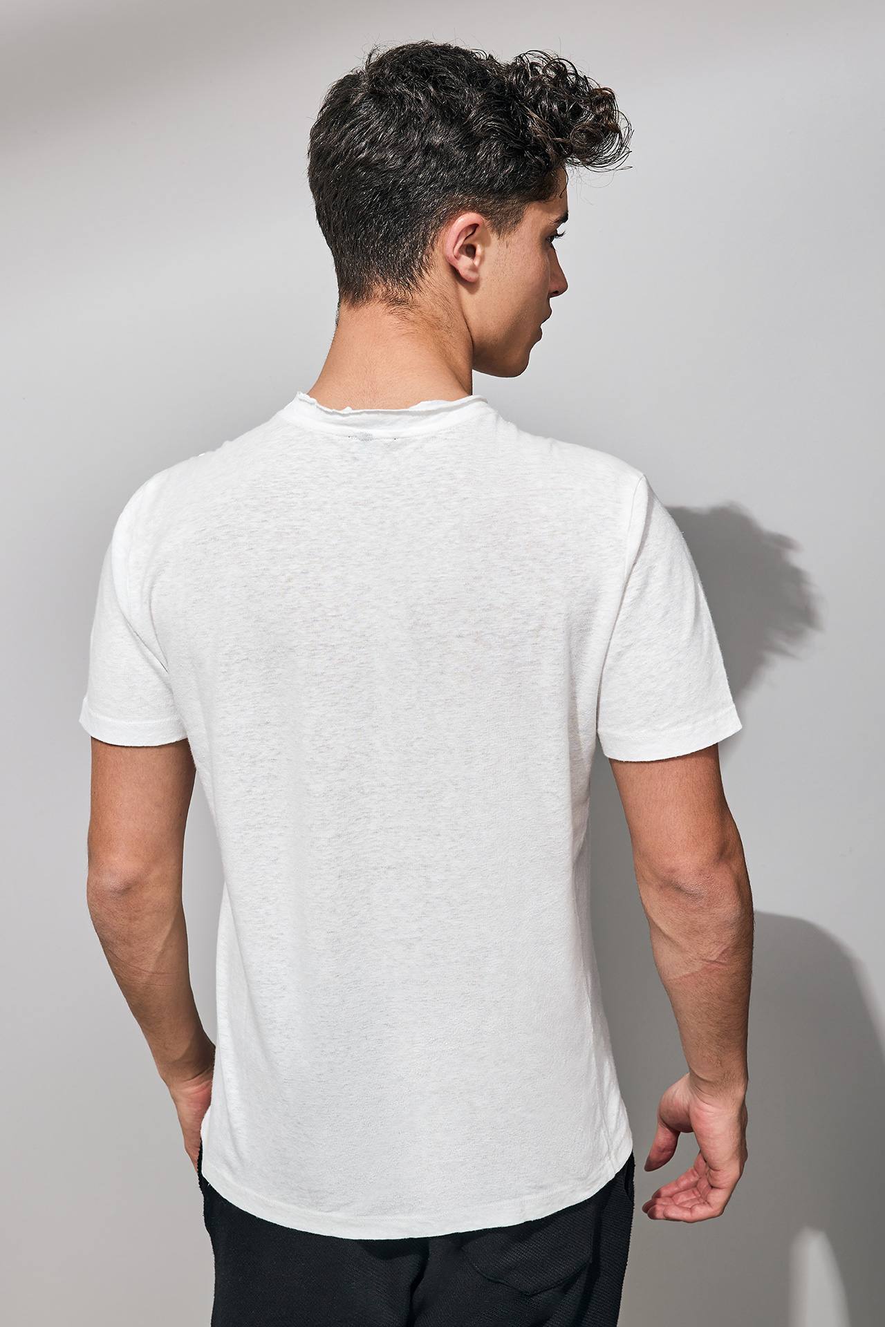 RELAXED LINEN T-SHIRT