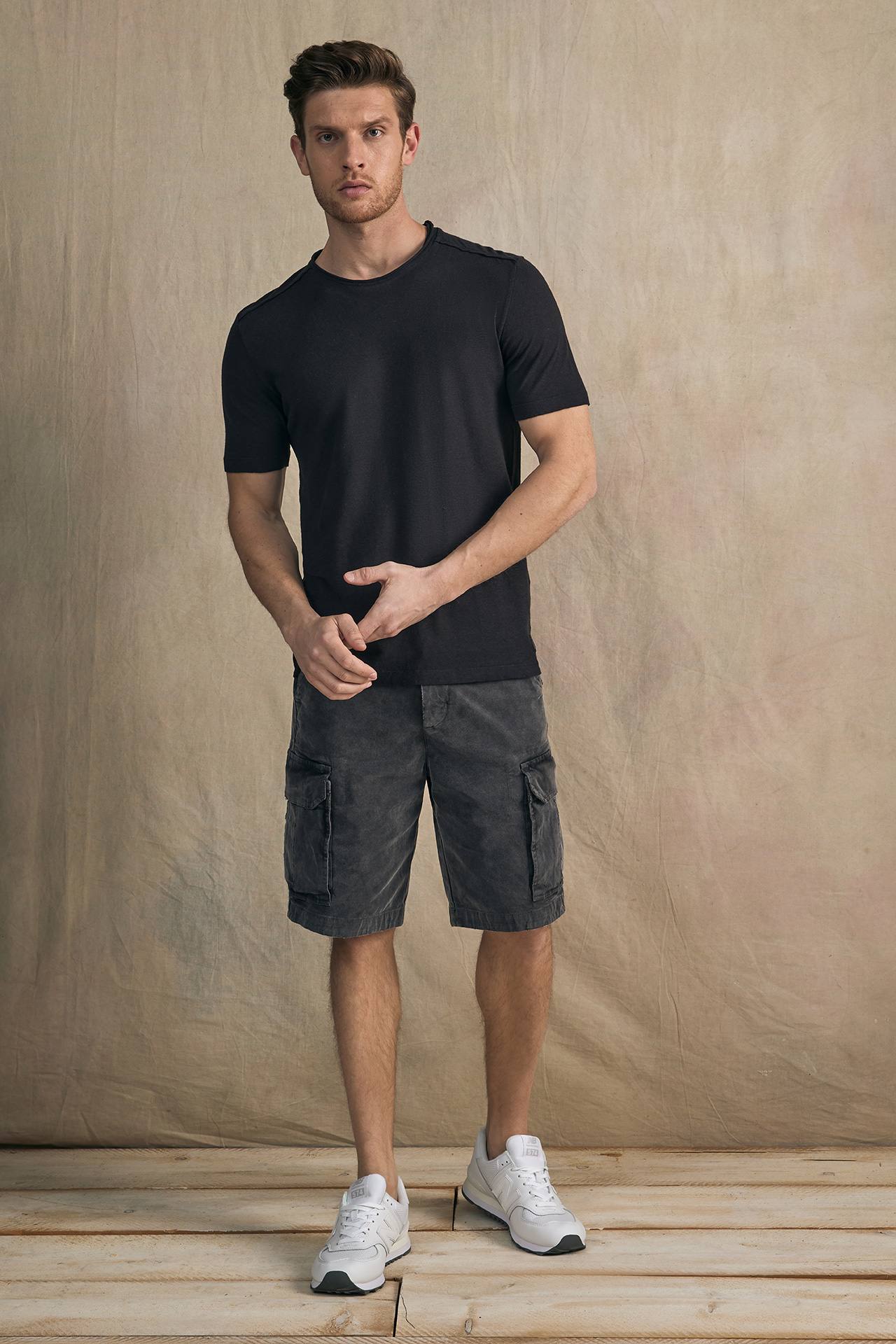 RELAXED LINEN T-SHIRT
