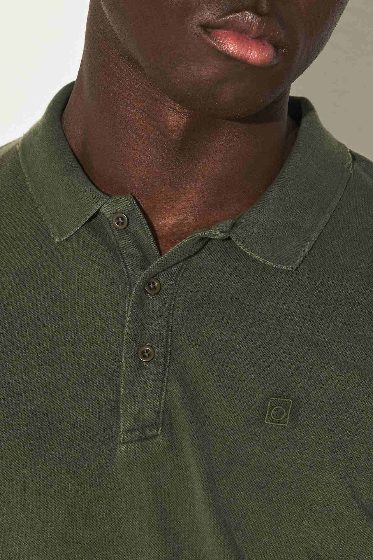 DESTROYED ACID PIQUE POLO