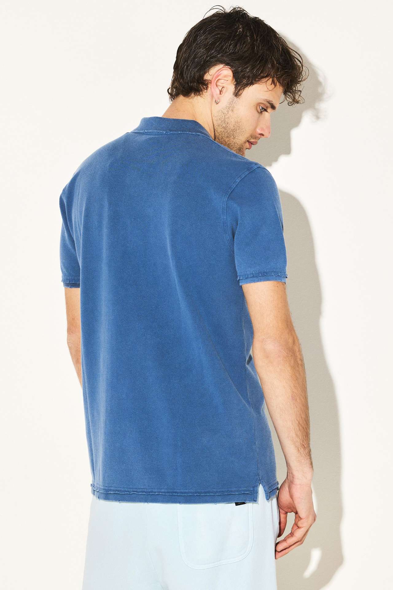 DESTROYED ACID PIQUE POLO