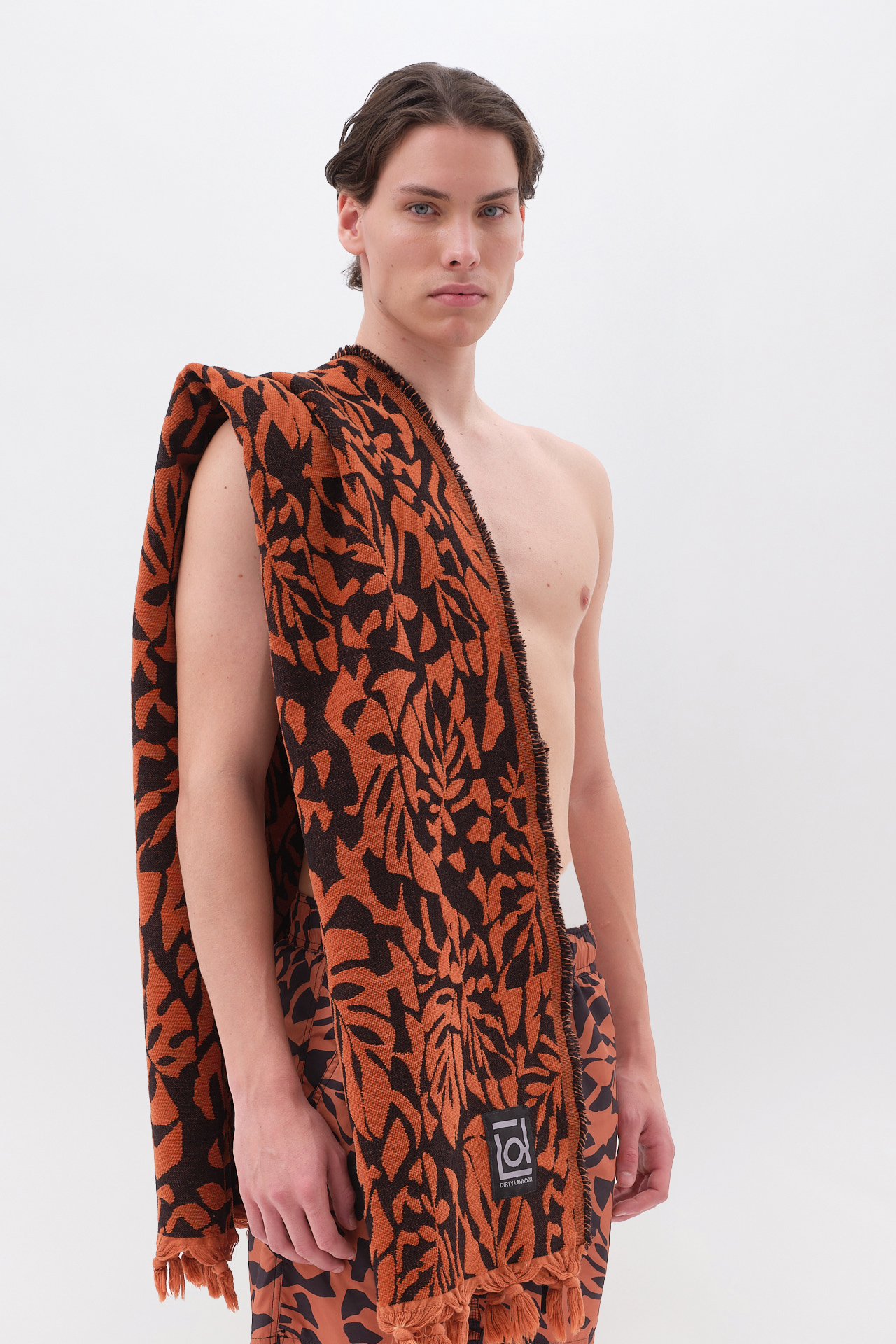 TROPICAL JAQUARD BEACH TOWEL
