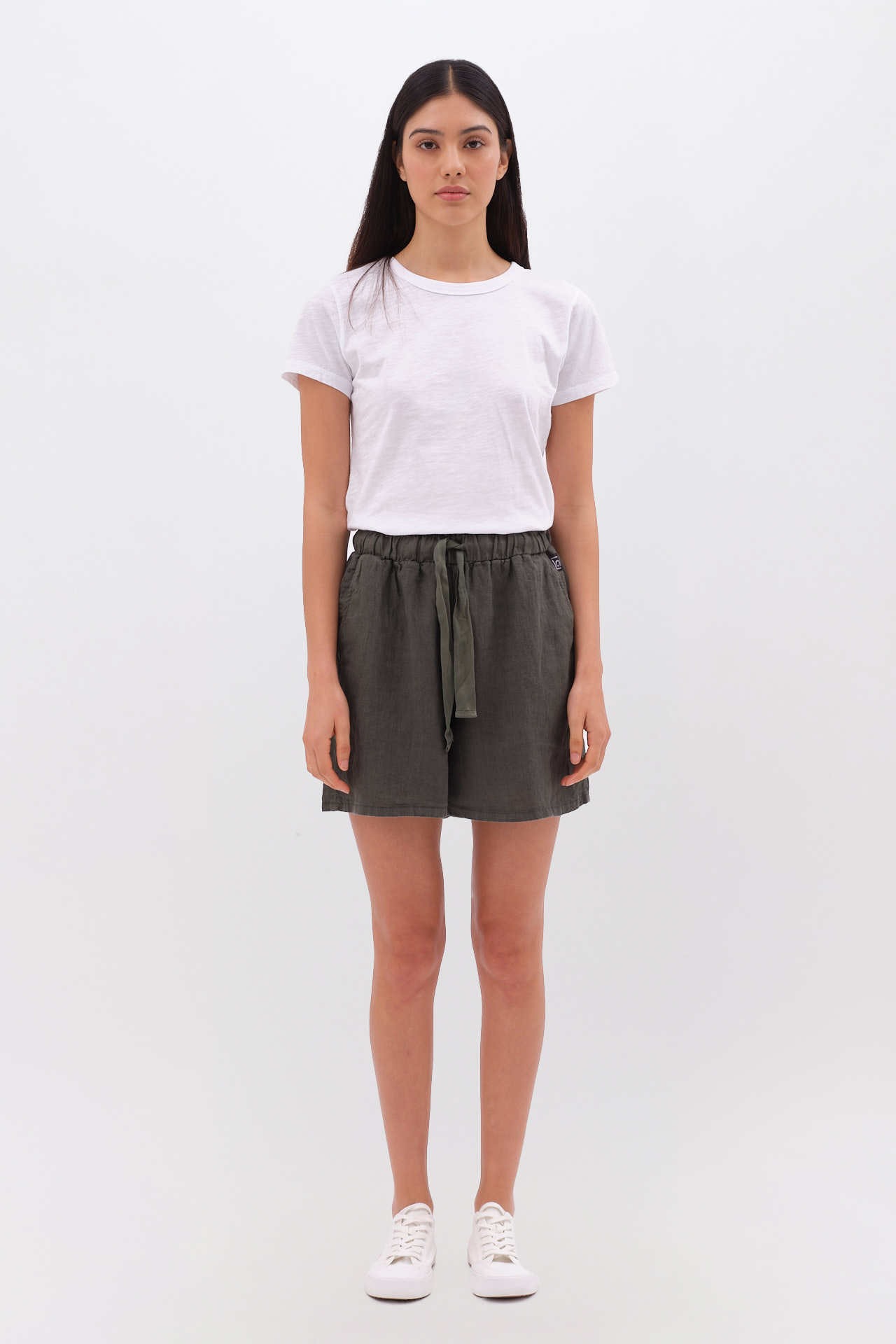 RELAXED LINEN BERMUDA