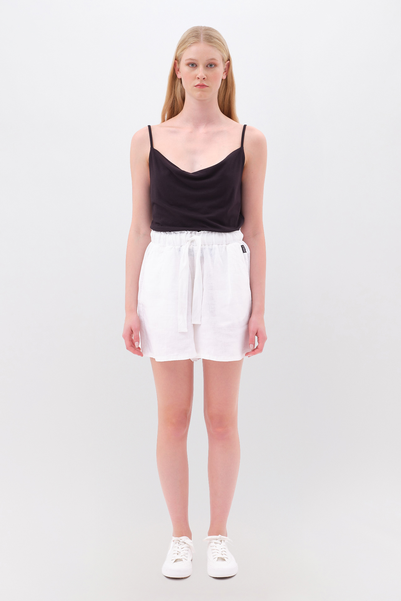 RELAXED LINEN BERMUDA