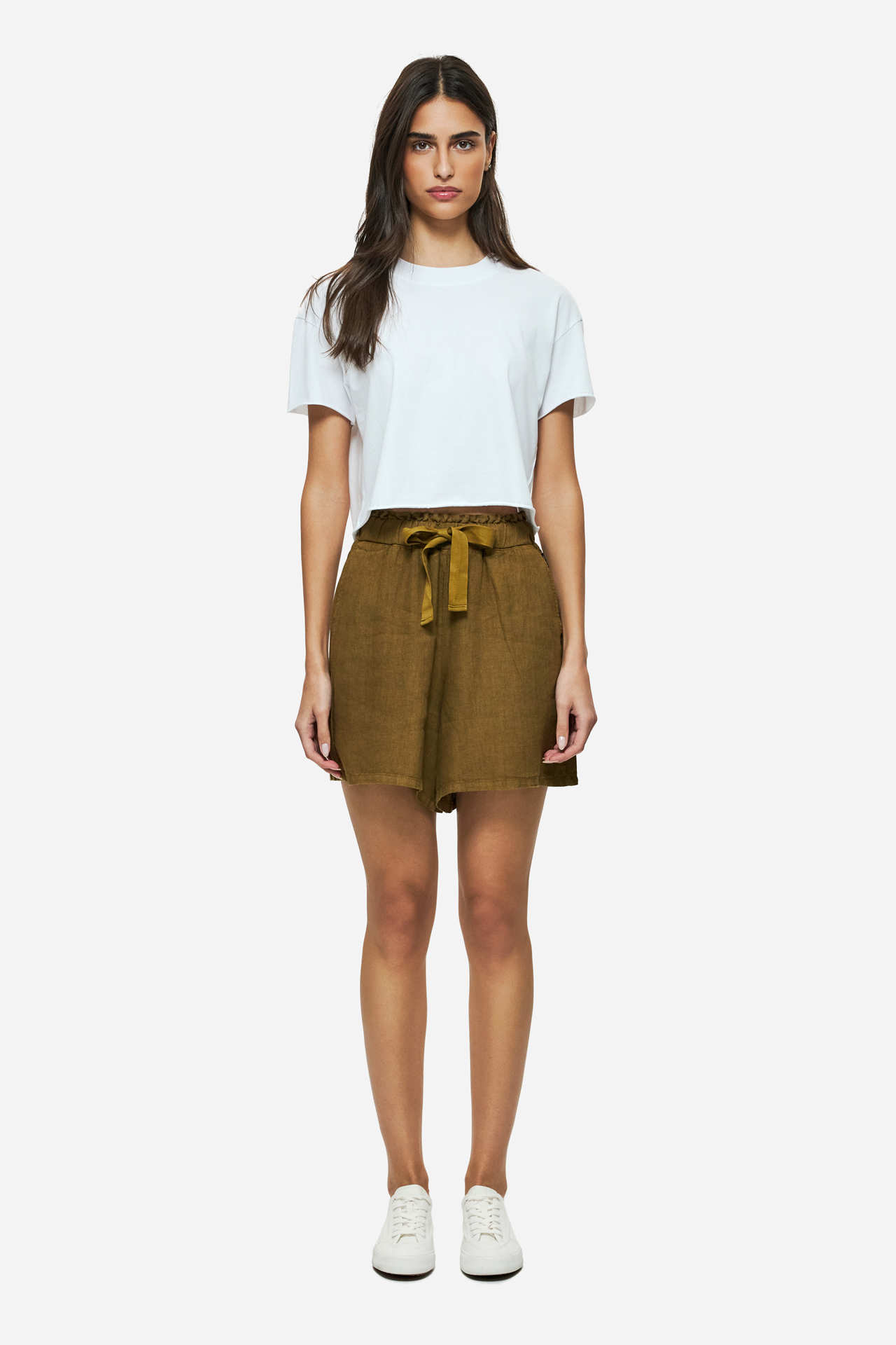 RELAXED LINEN BERMUDA