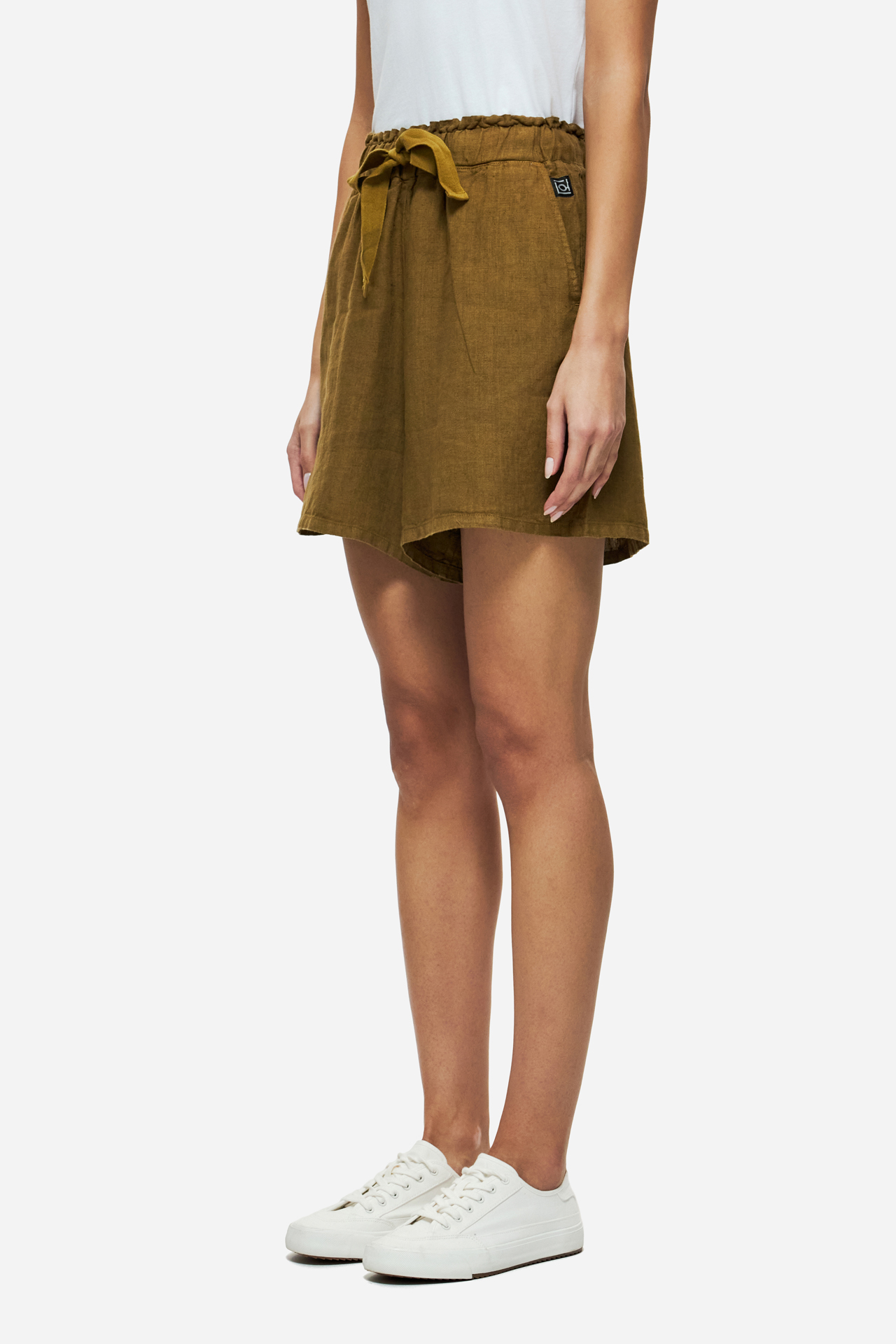 RELAXED LINEN BERMUDA