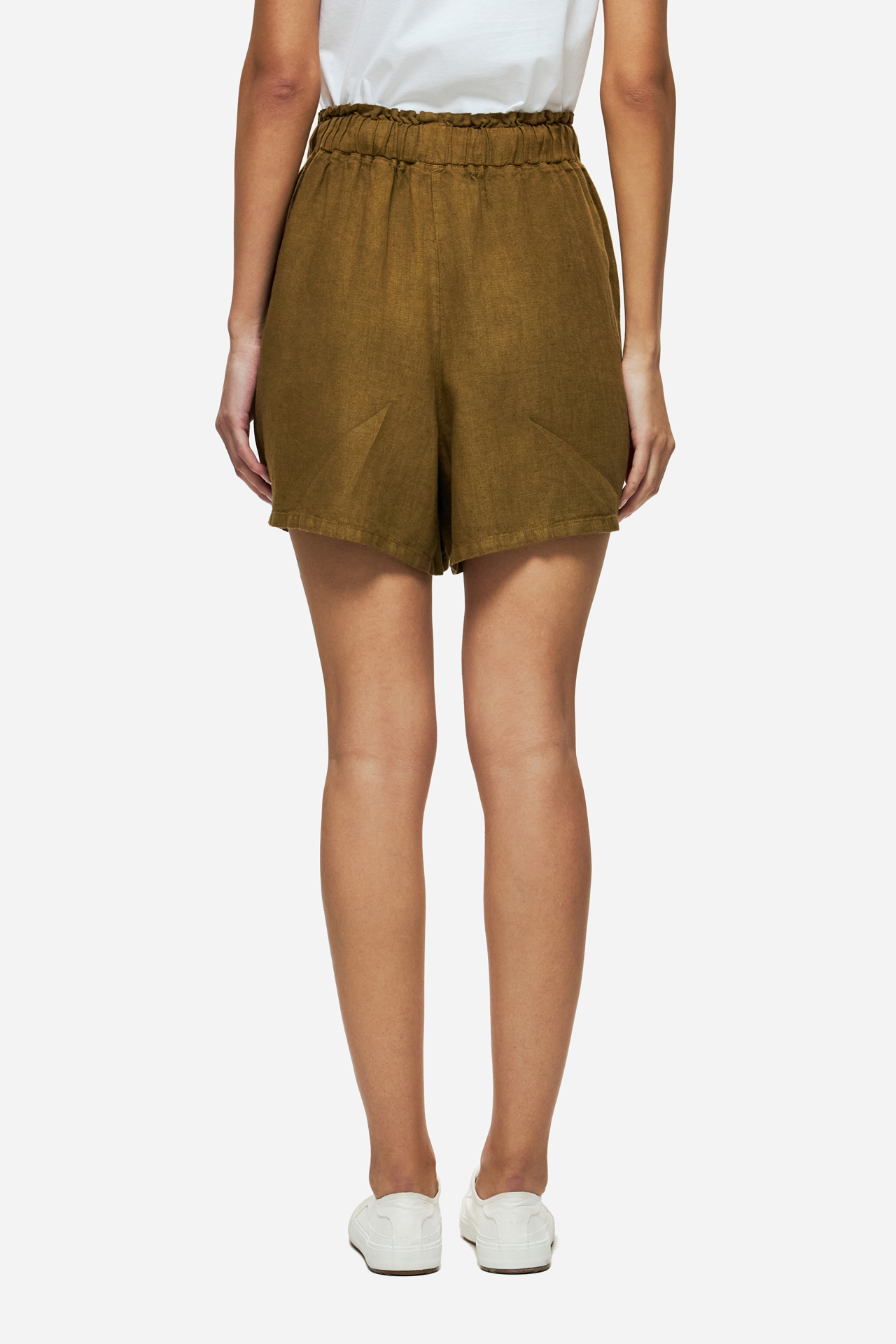 RELAXED LINEN BERMUDA