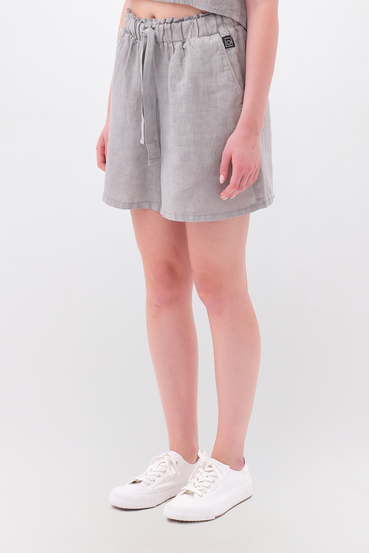 RELAXED LINEN BERMUDA