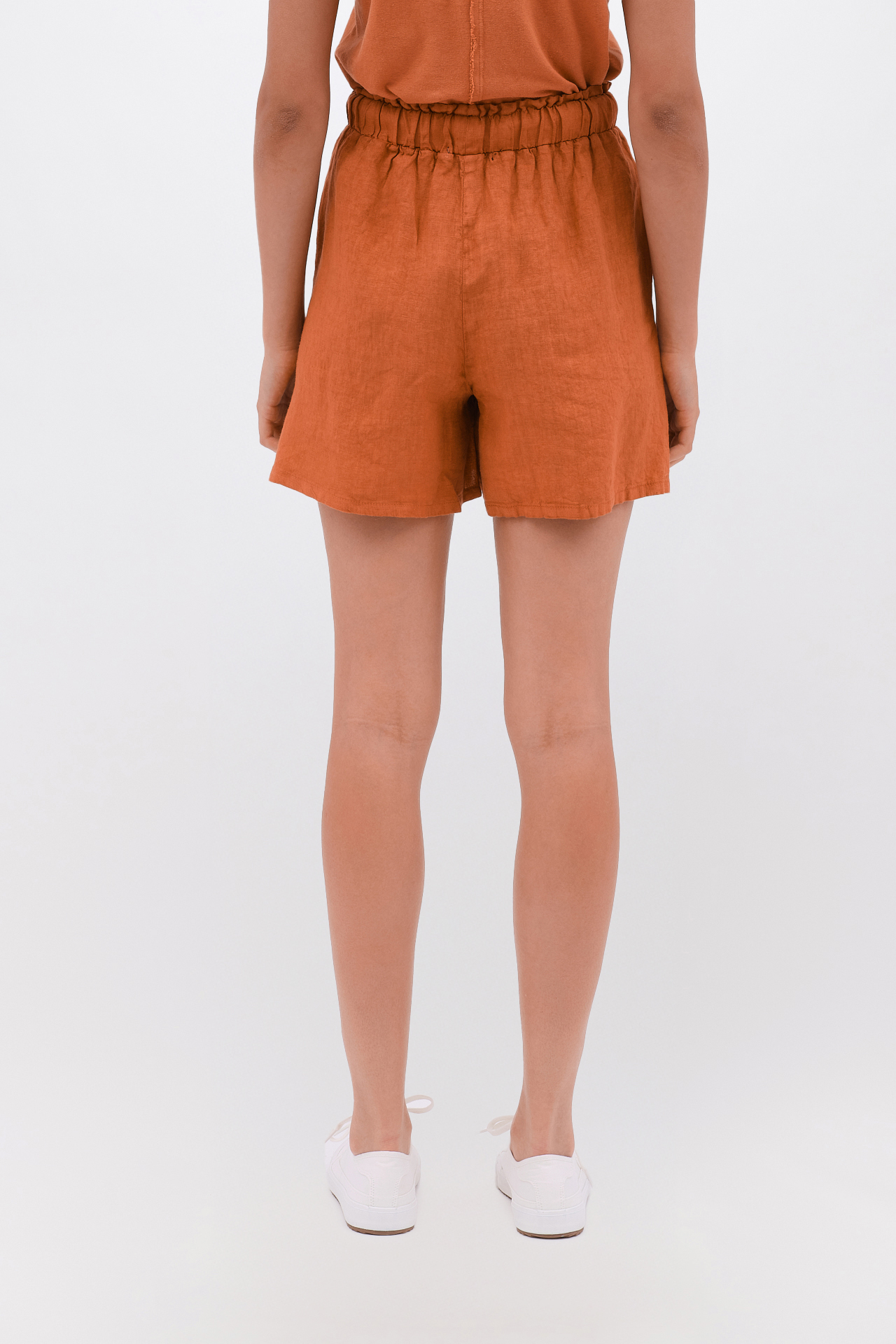 RELAXED LINEN BERMUDA