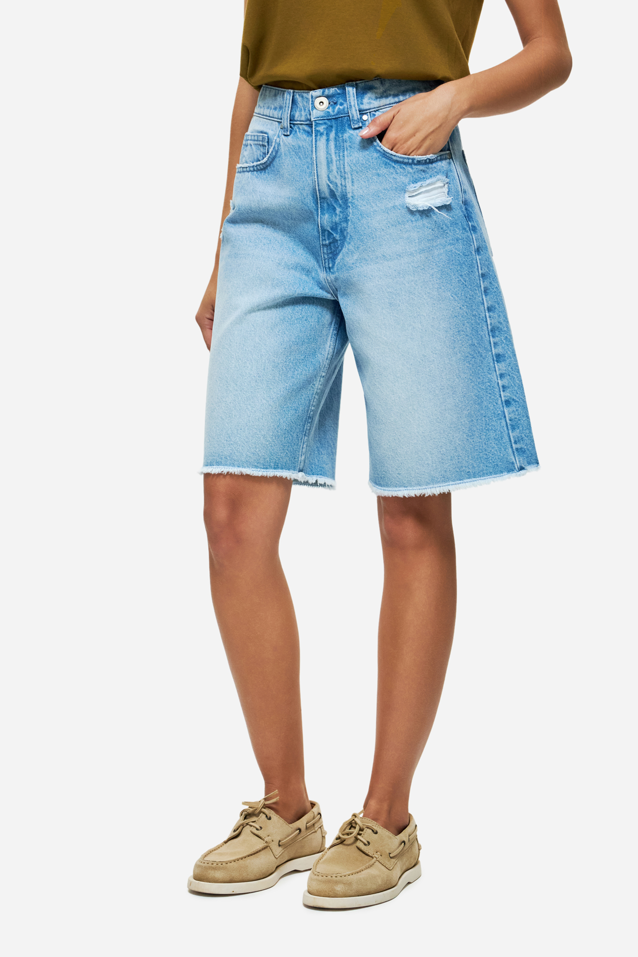 DENIM BERMUDA