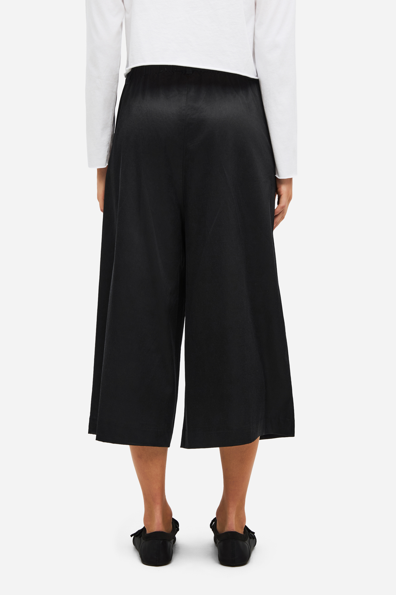 LONG SATIN BERMUDA