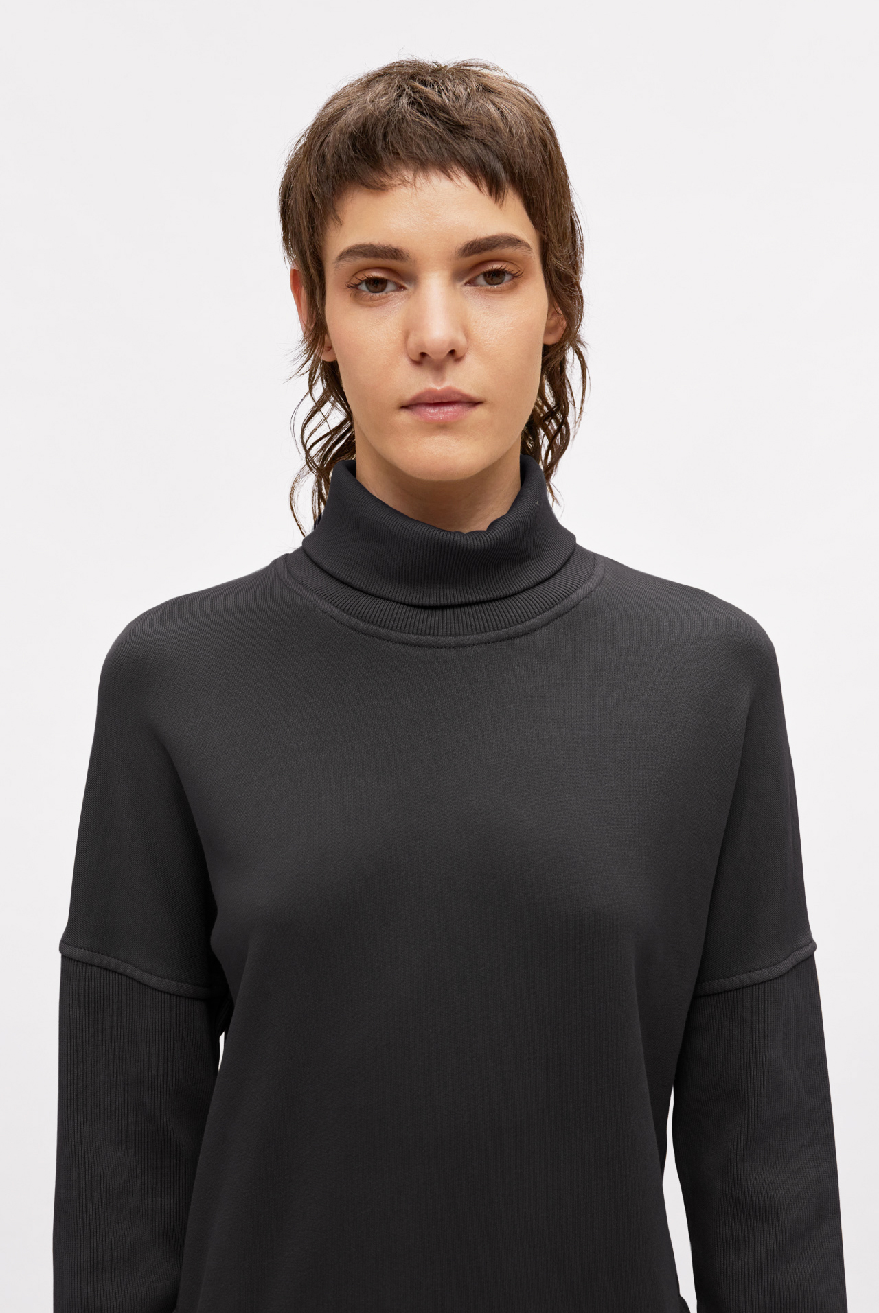 Sweatshirt With Rib Details