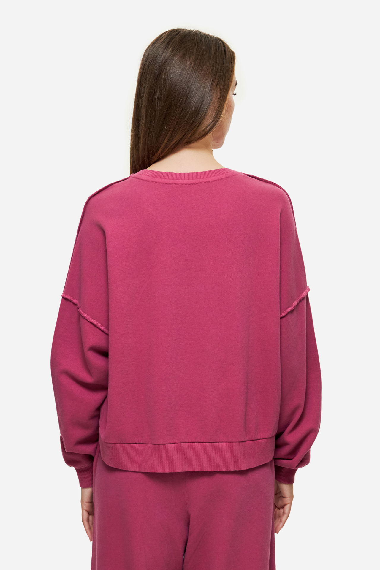 OVERSIZED ASSYMETRIC CREWNECK