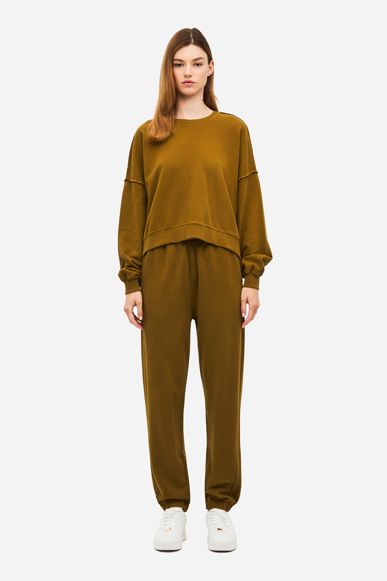 OVERSIZED ASSYMETRIC CREWNECK