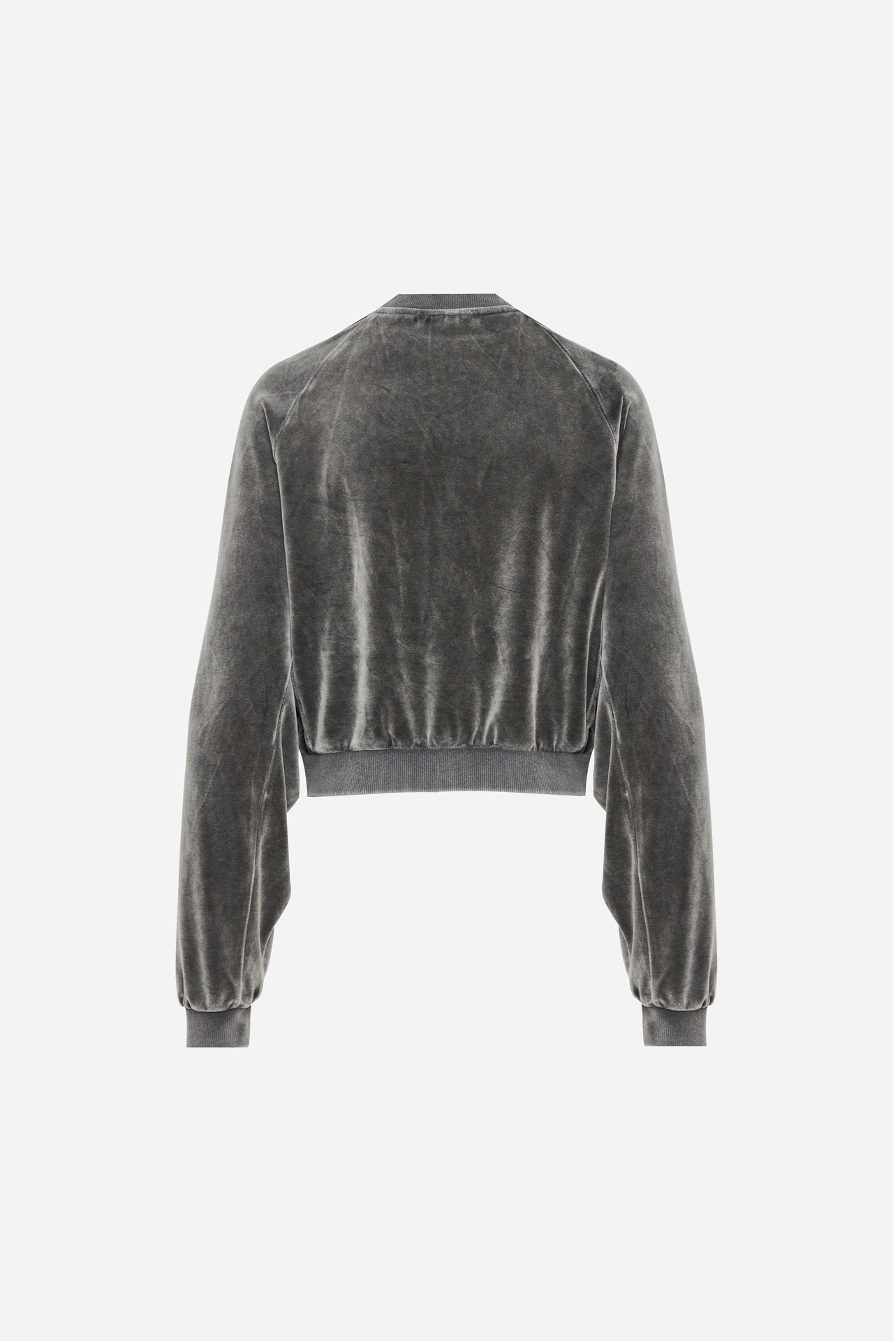 RELAXED VELVET CREWNECK