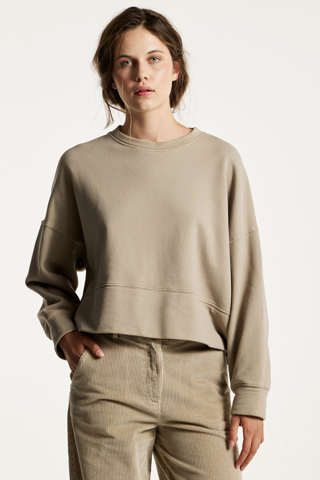 Crop Oversized Sweatshirt