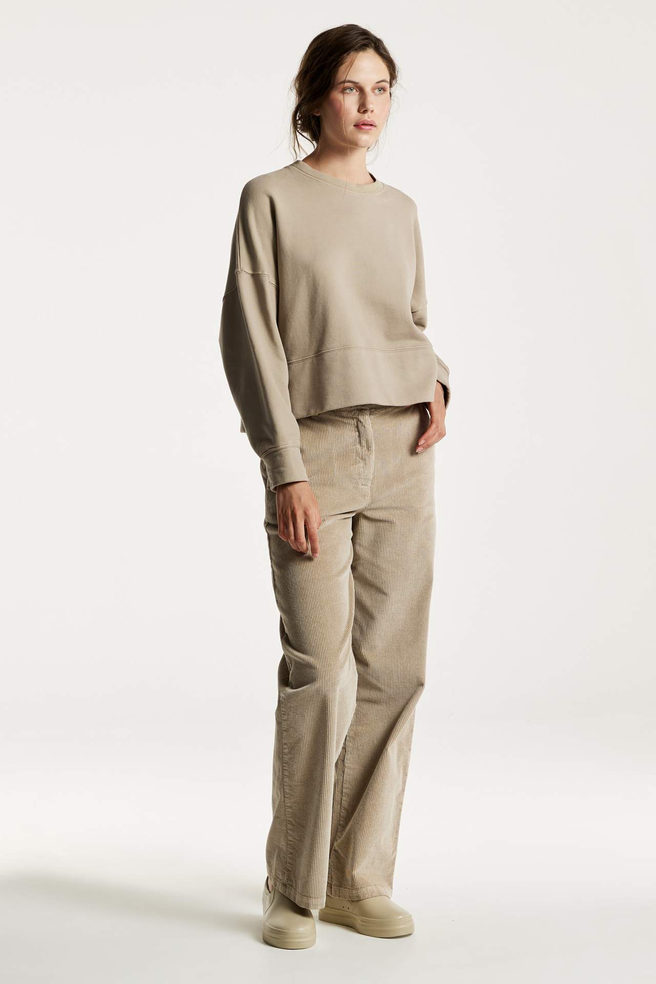 Crop Oversized Sweatshirt