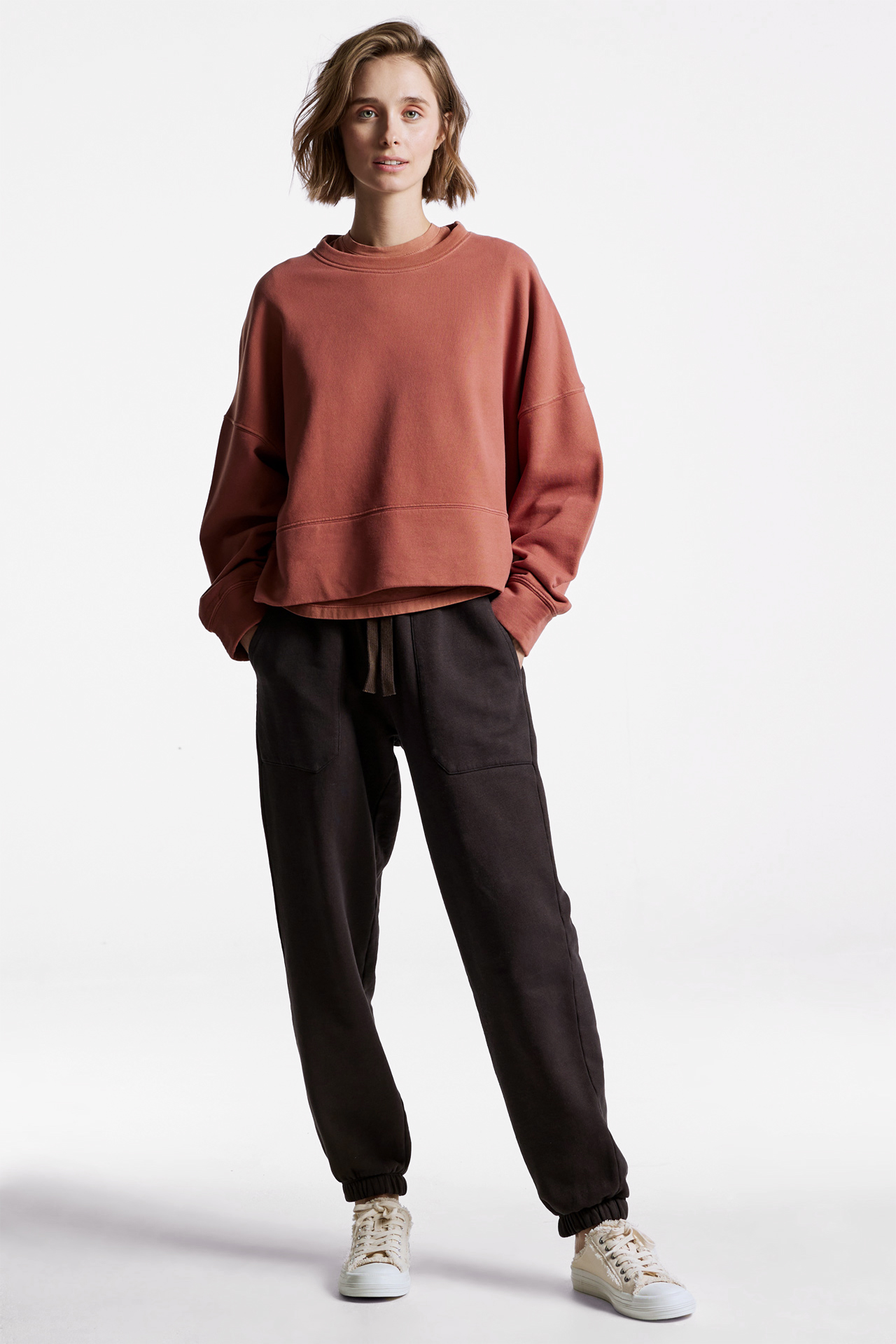 Crop Oversized Sweatshirt
